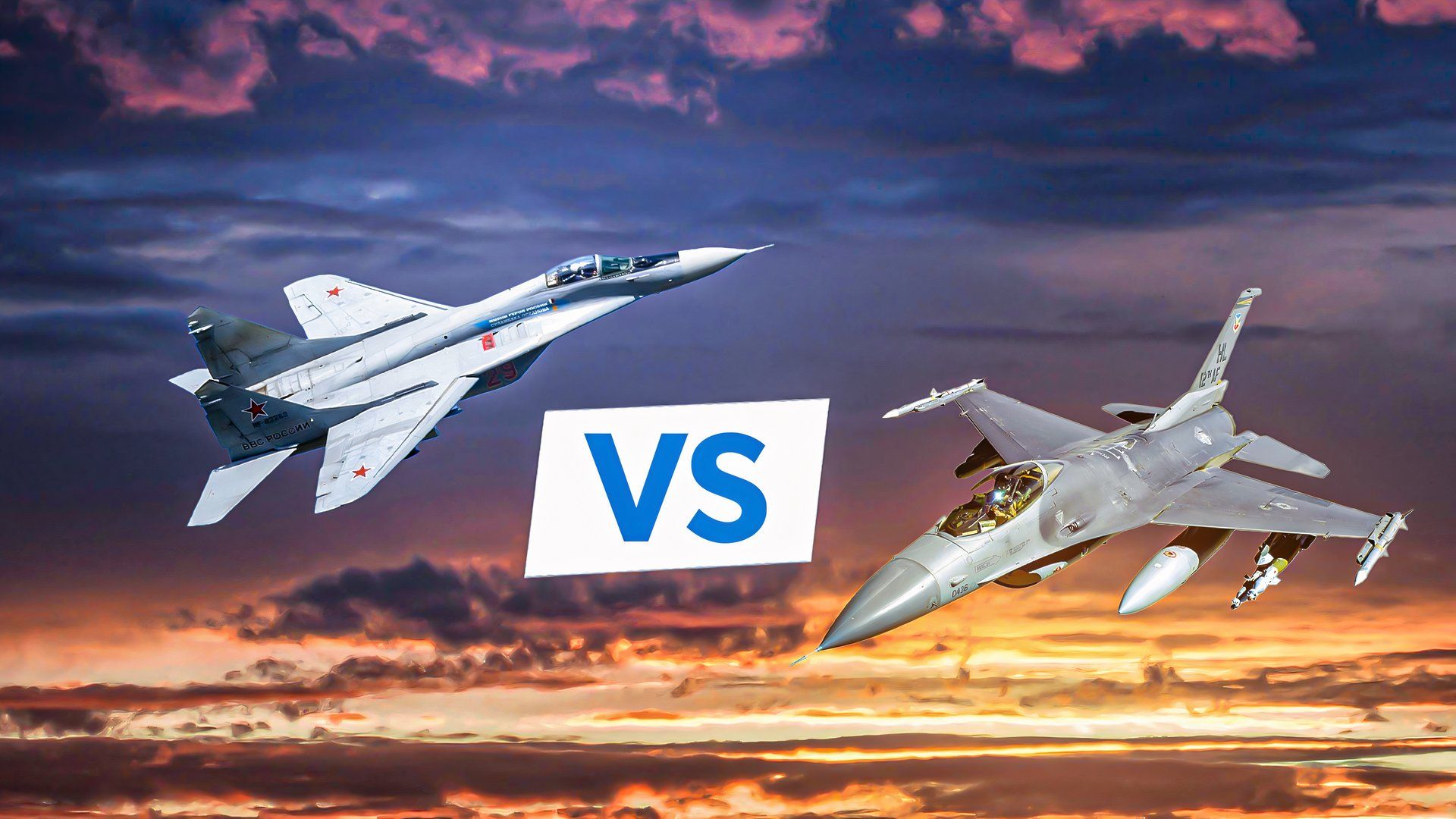 F-16 Viper Vs MiG-29: A Battle of Multirole Fighters