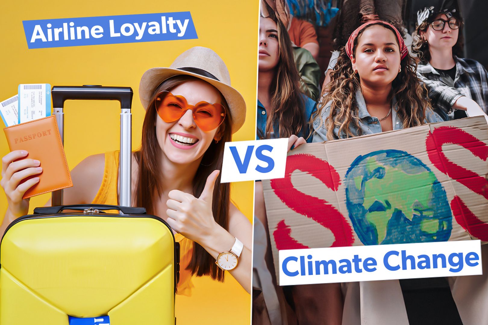 Climate change vs airline loyalty