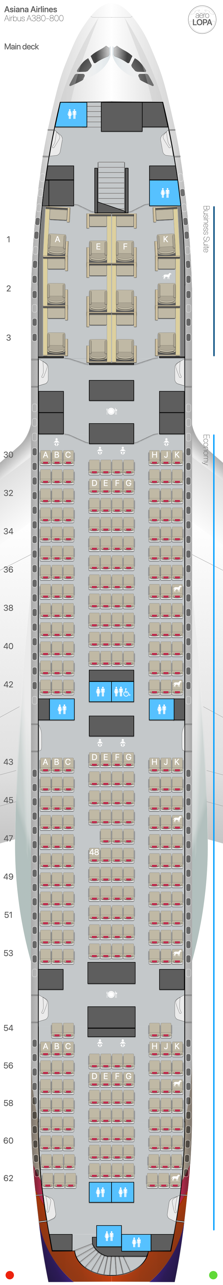 Business Suites On Asiana's Airbus A380s Everything You Need To Know