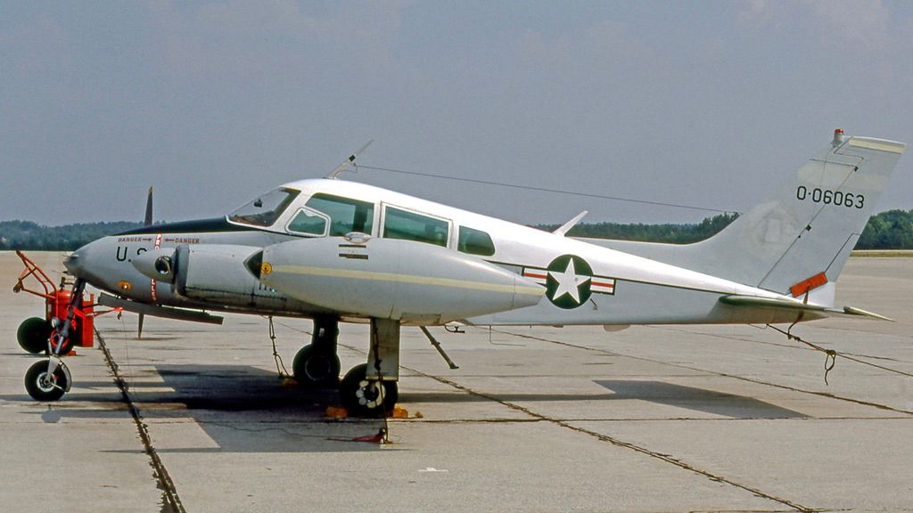 Cessna U-3B 0-06063Army Dobbins on ground