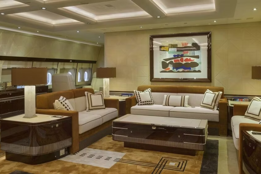 In Pictures: Inside The Boeing 747 Flying Mansion Private Jet