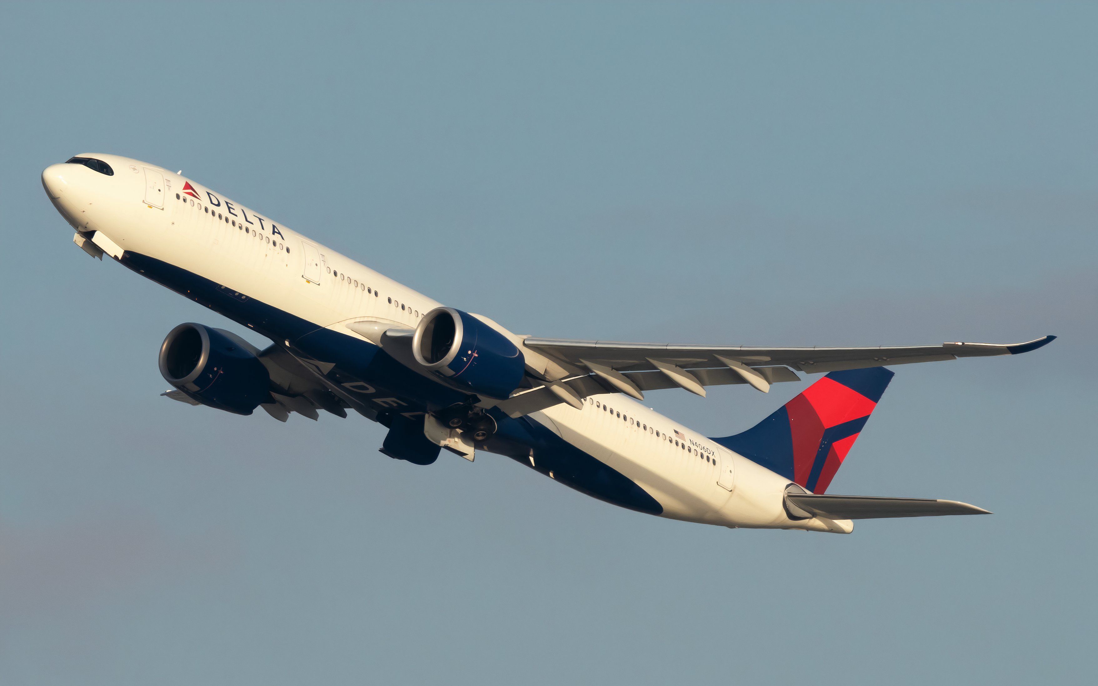 Delta A330 900 NEO in flight