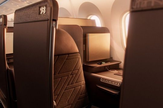 Korean Air Boeing 787-10 business class