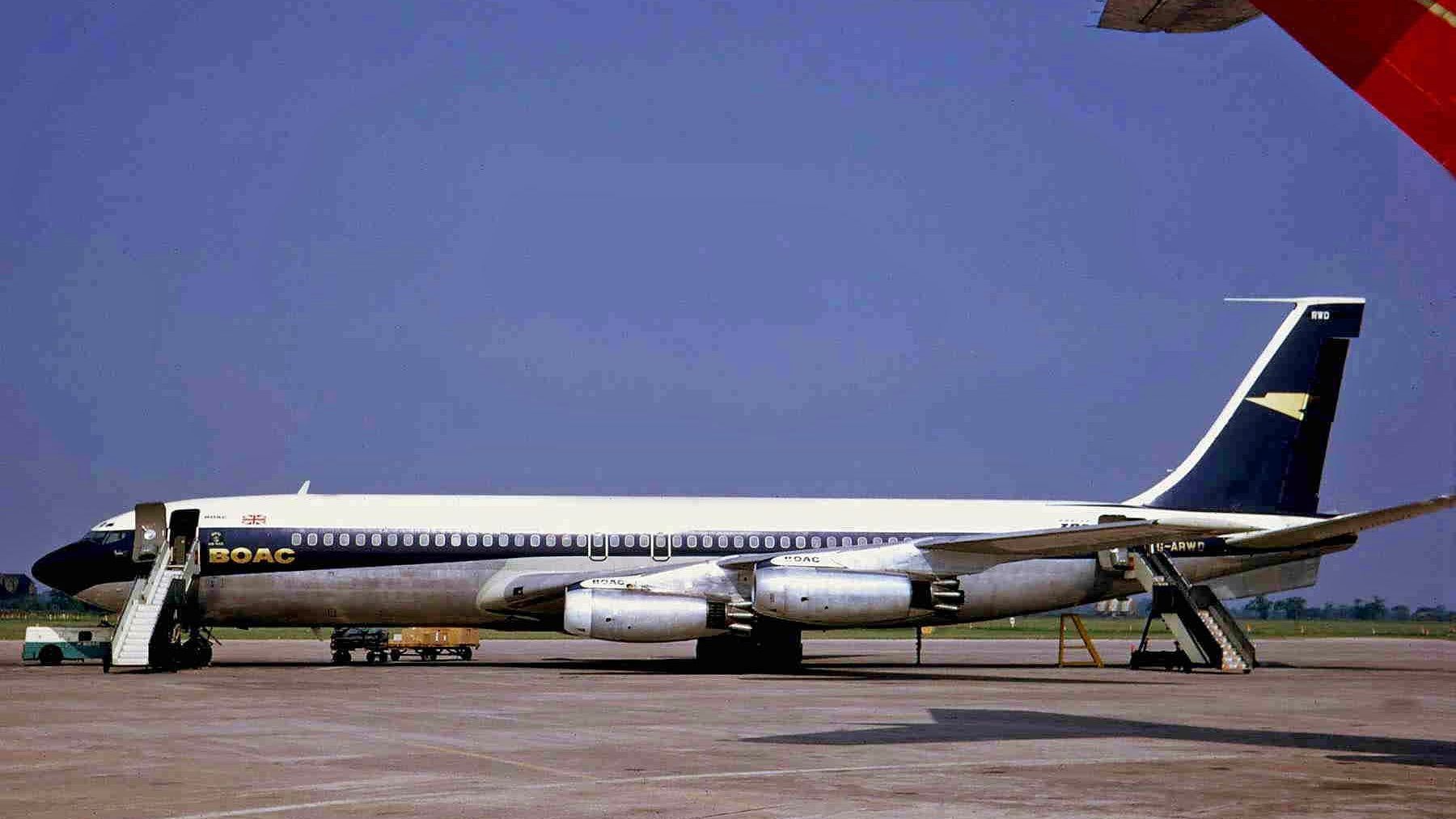 G-ARWD_B707-465_BOAC_MAN_18JUN70 sister aircraft of Flight 712