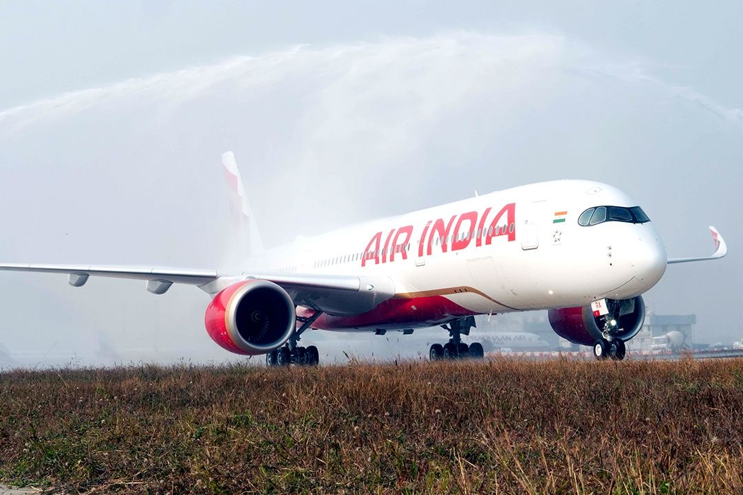 Air India Airbus A350 aircraft.