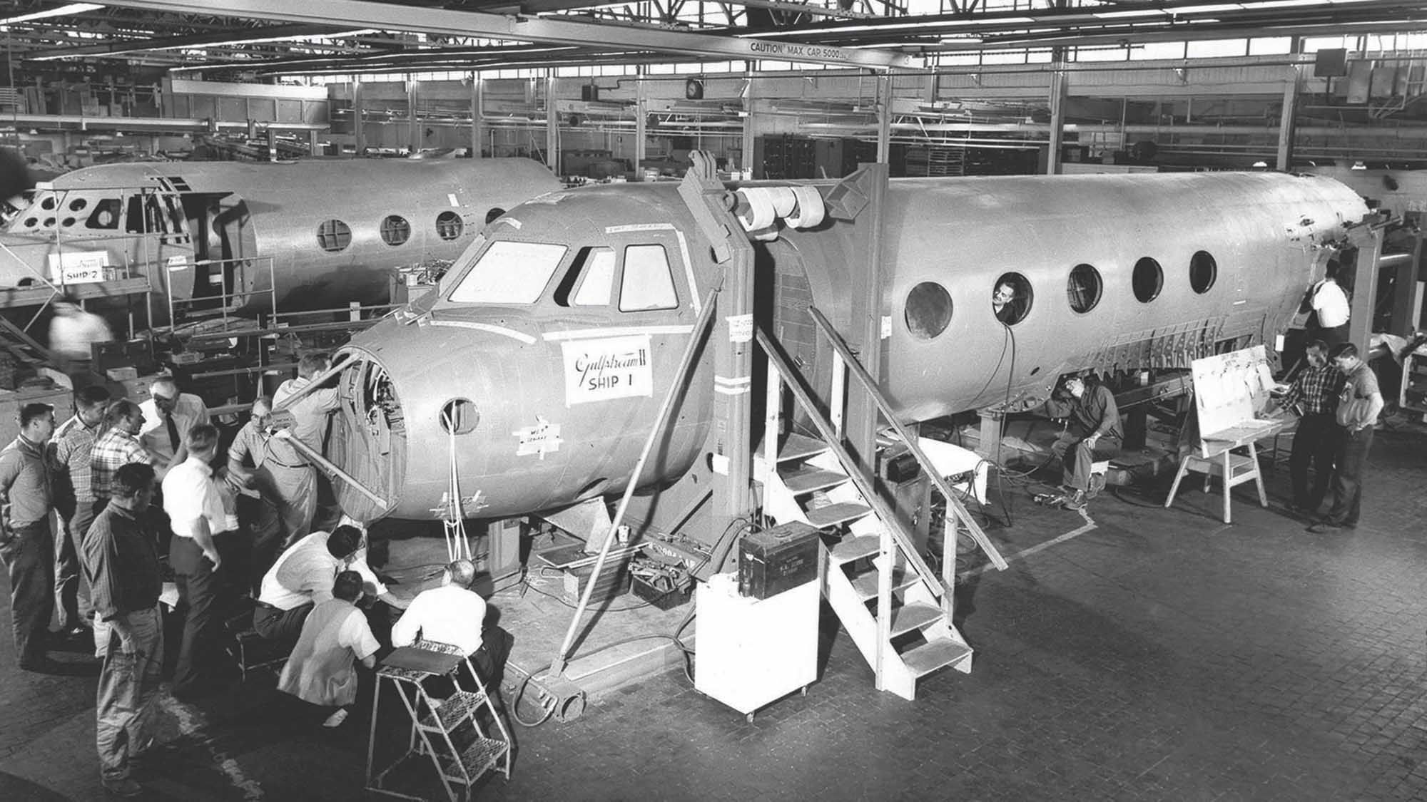 Gulfstream manufacturing 1960s