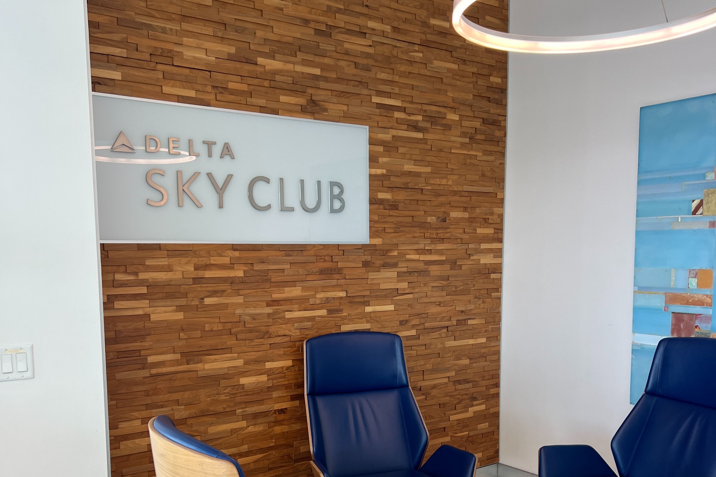 Delta Sky Club at San Francisco International Airport.