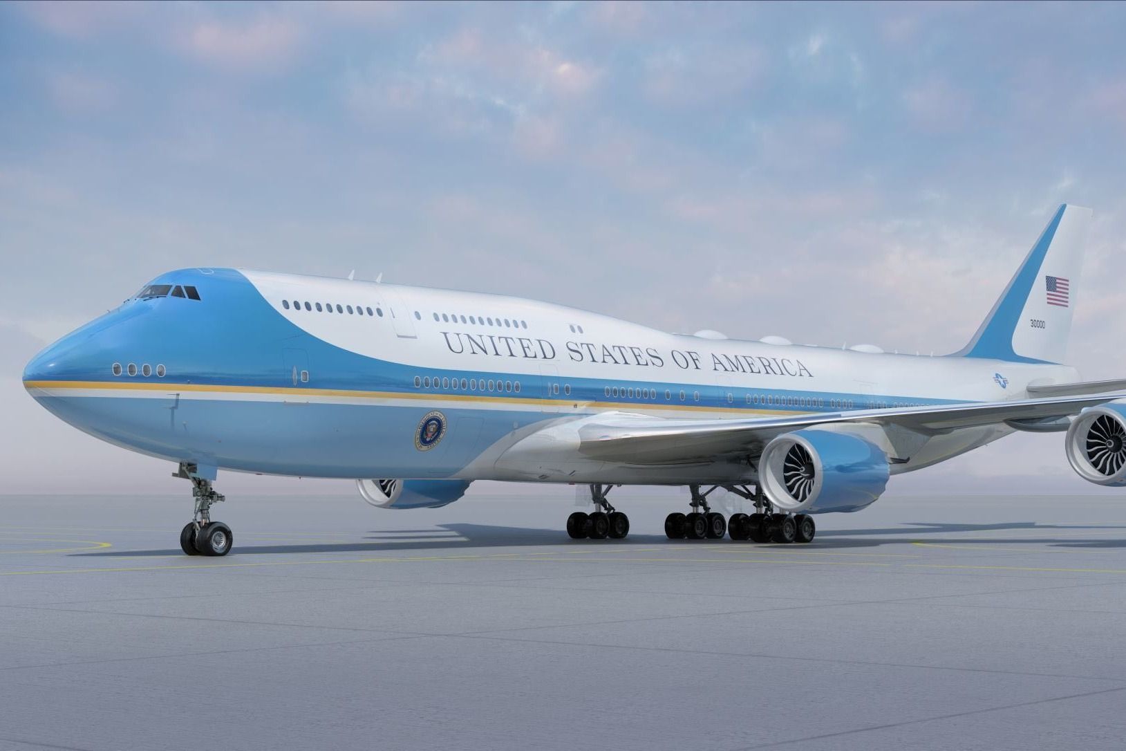 VC-25B概念。空軍一號。