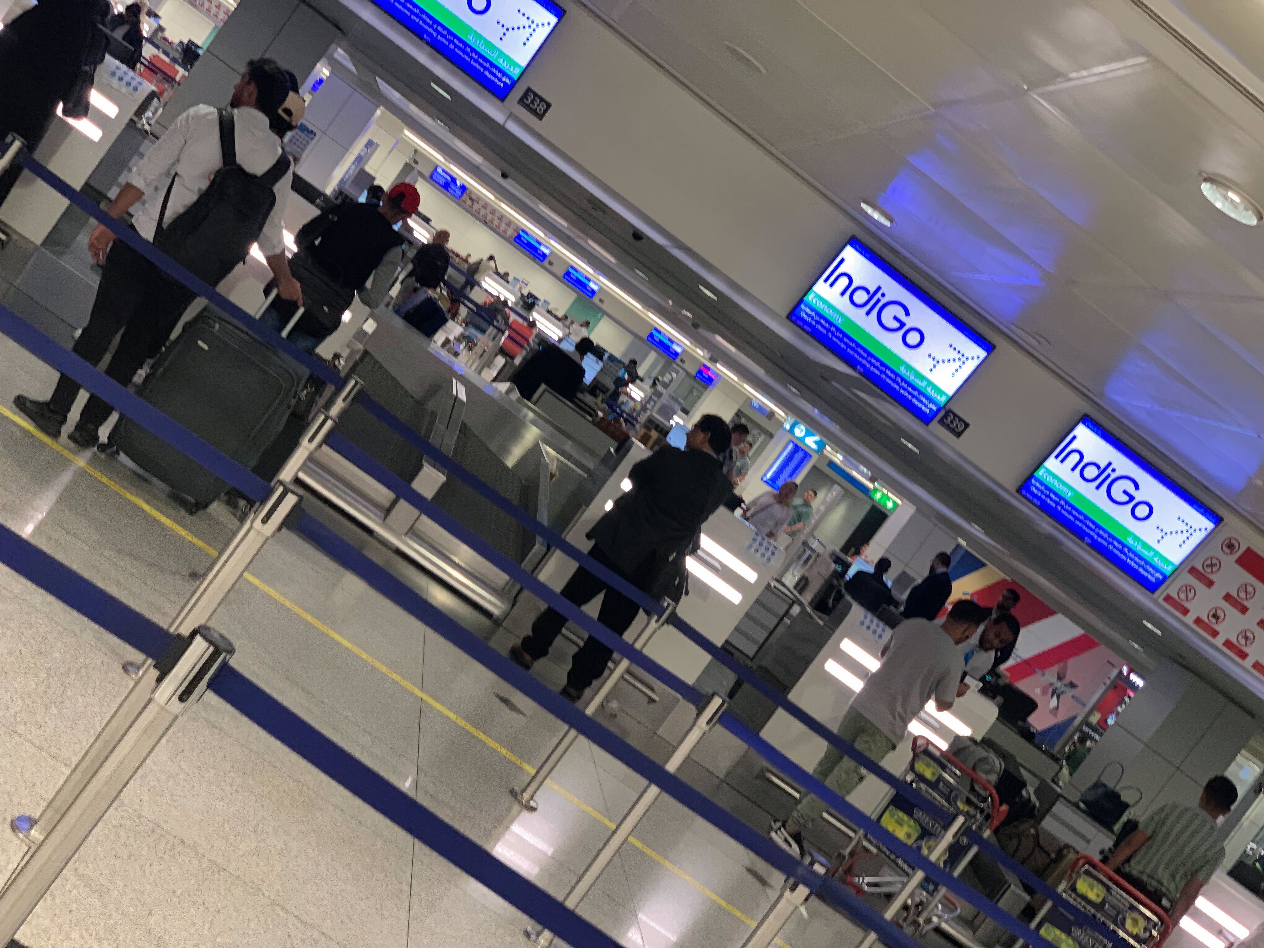 IndiGo Airlines Check-in desks