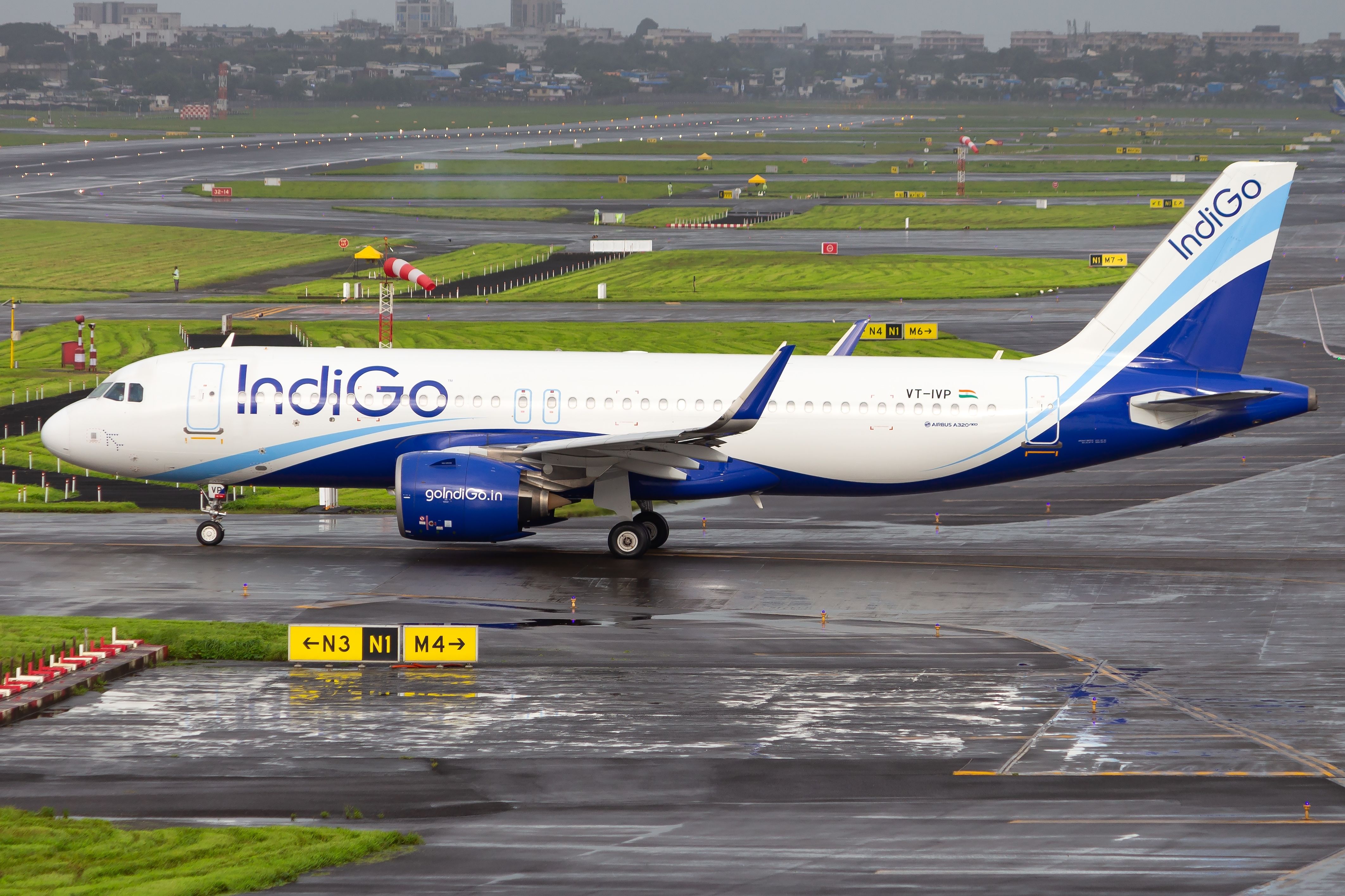 IndiGo A320neo on ground