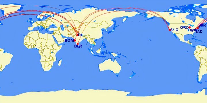 air India US routes august 2024