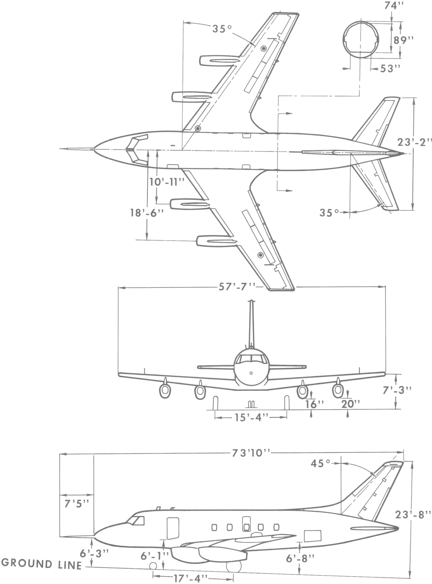 McDonnell_220_3-view_line_drawing