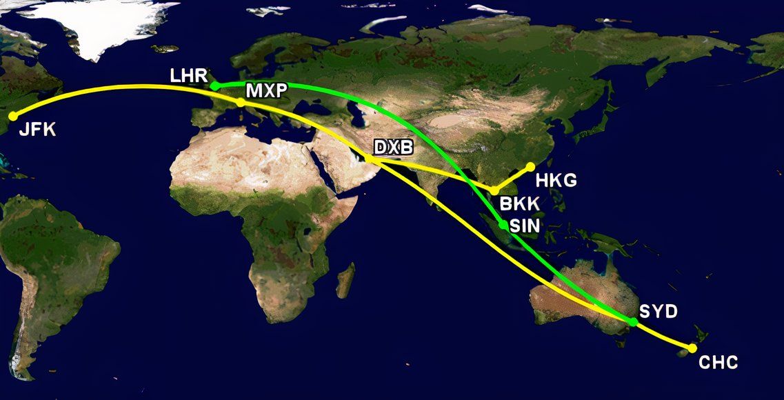 One stop A380 routings.jpg