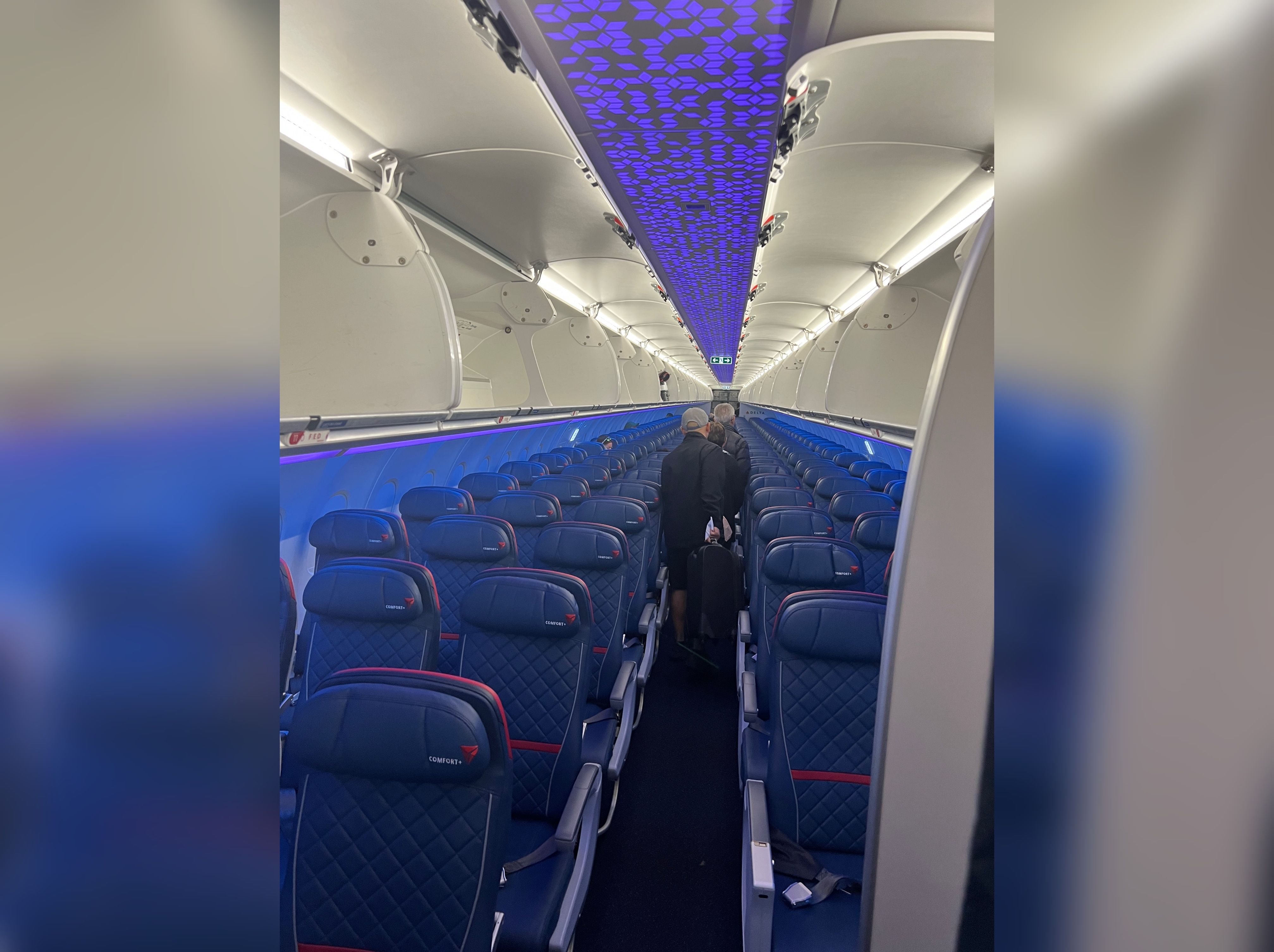 Delta Air Lines A321neo cabin.