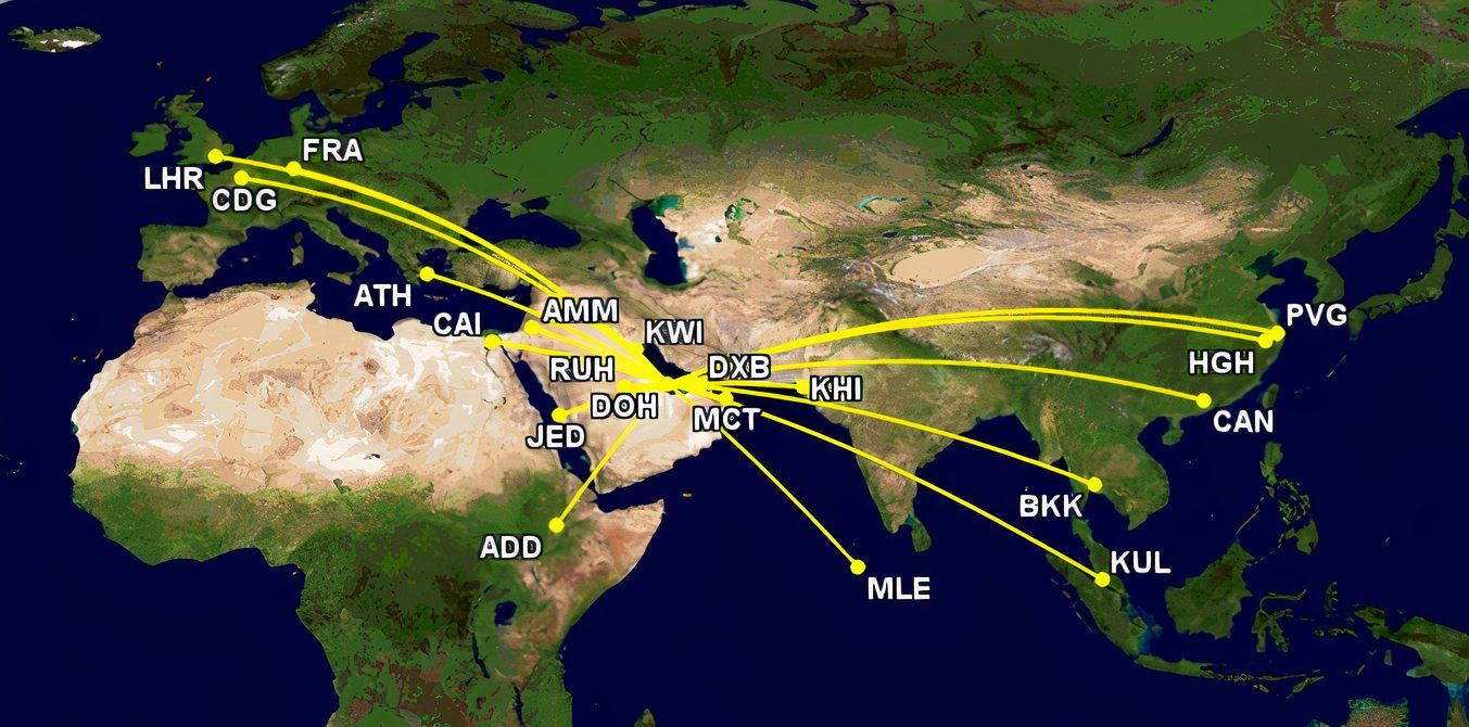 Where Qatar Airways Is Flying Its 7 Boeing 777-200LRs This Summer