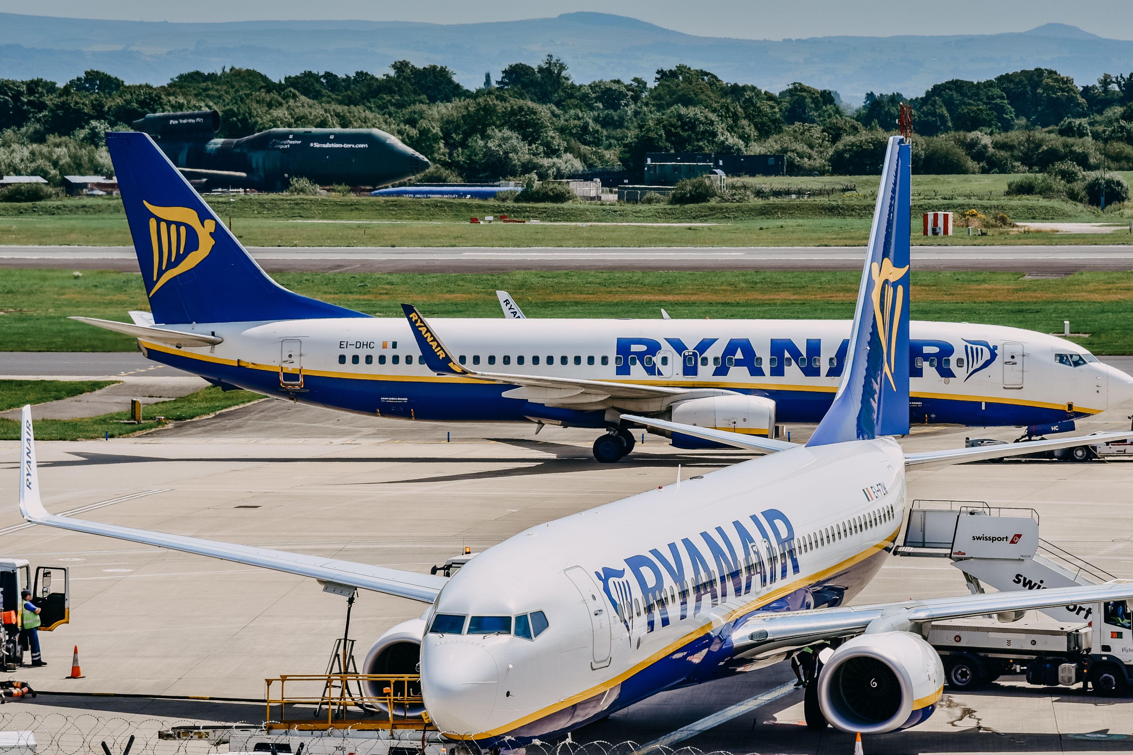 Ryanair Boeing 737s at MAN shutterstock_1720545496