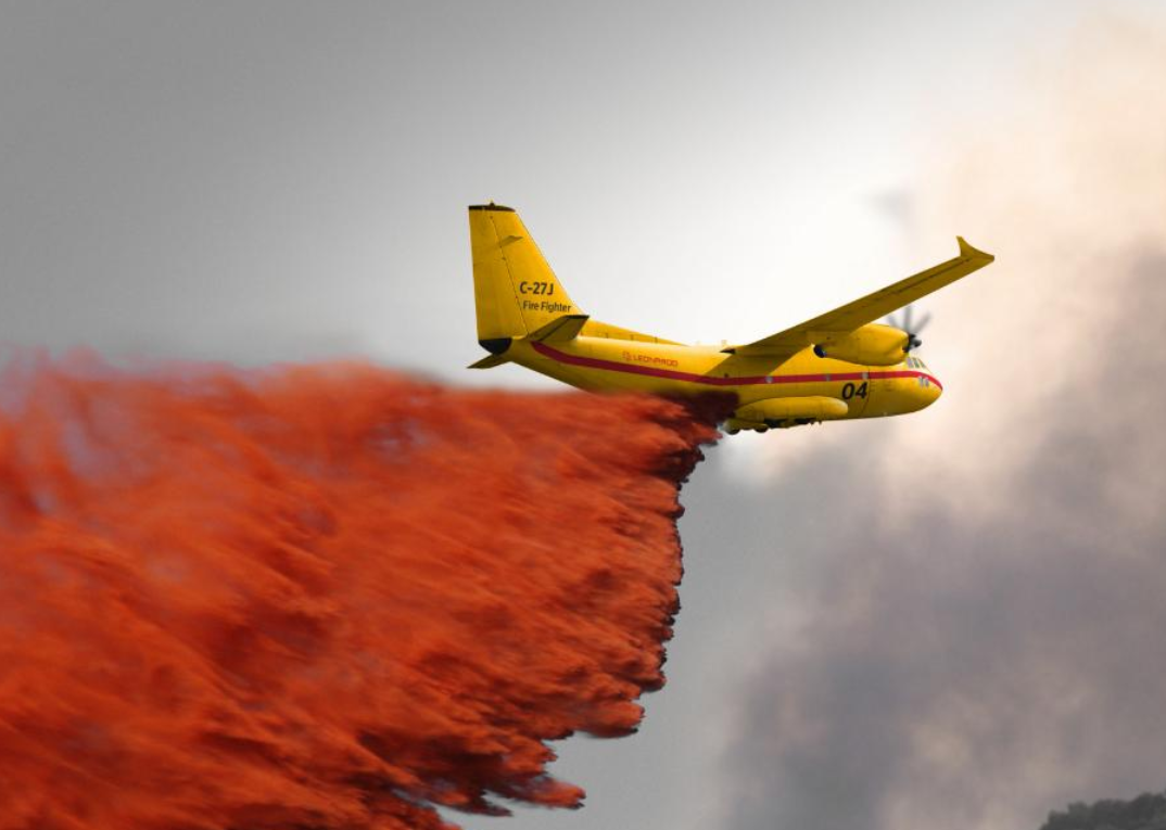 C-27J Spartan in fire fighter configuration