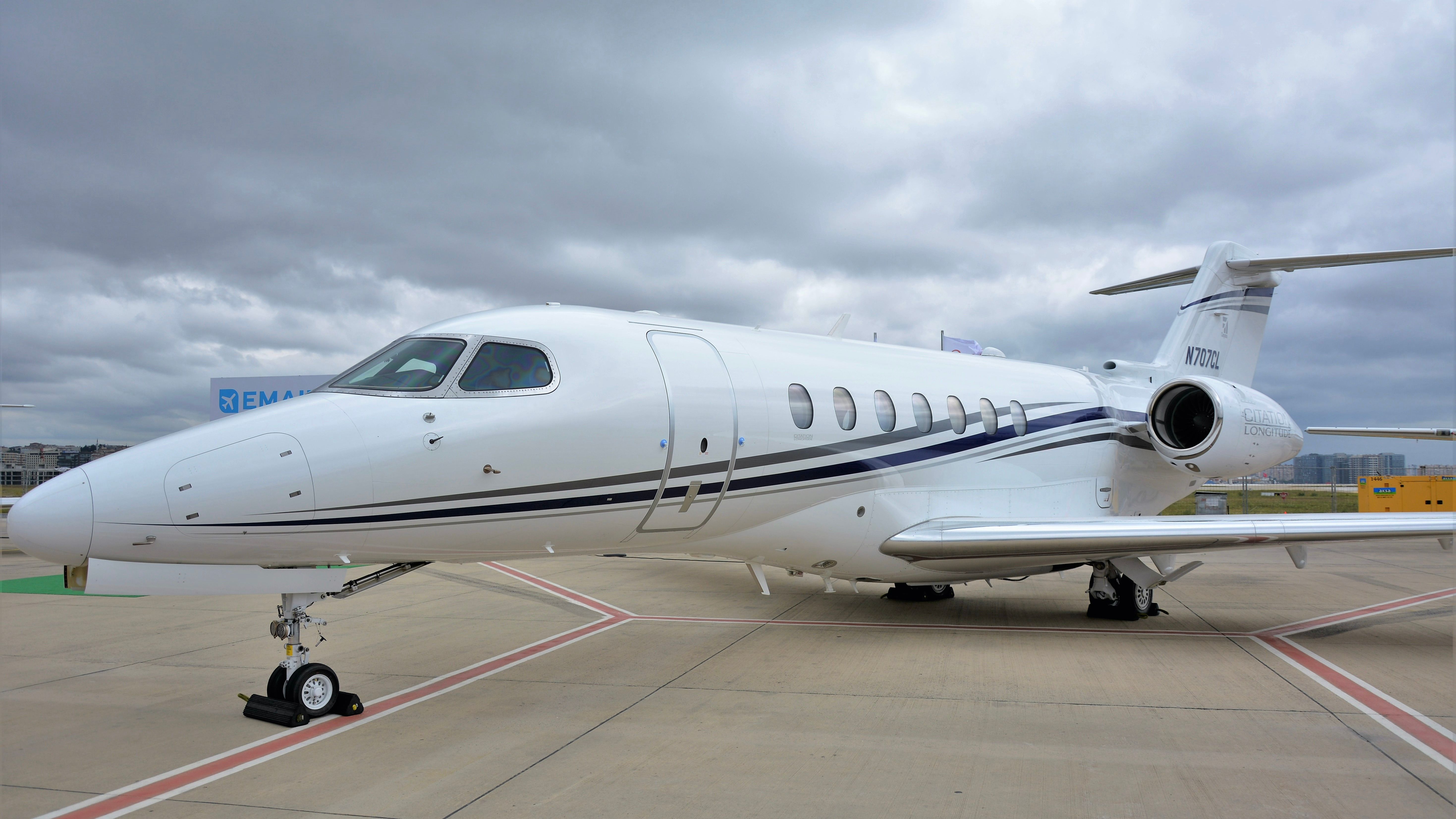 Cessna Citation Longitude on the ground