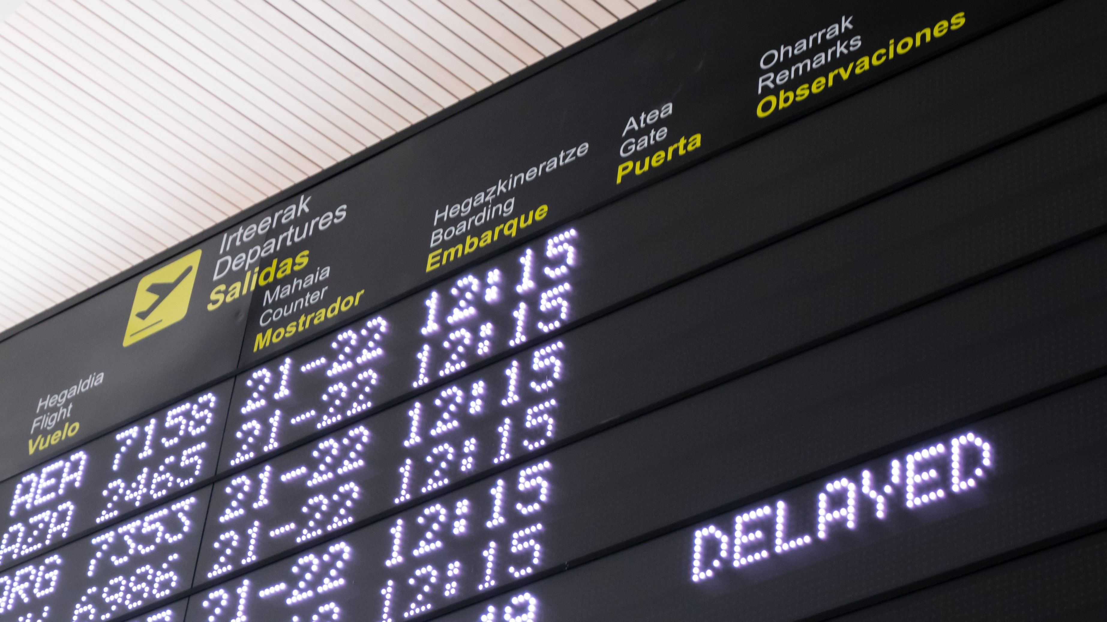 Delayed Flight Departure Board