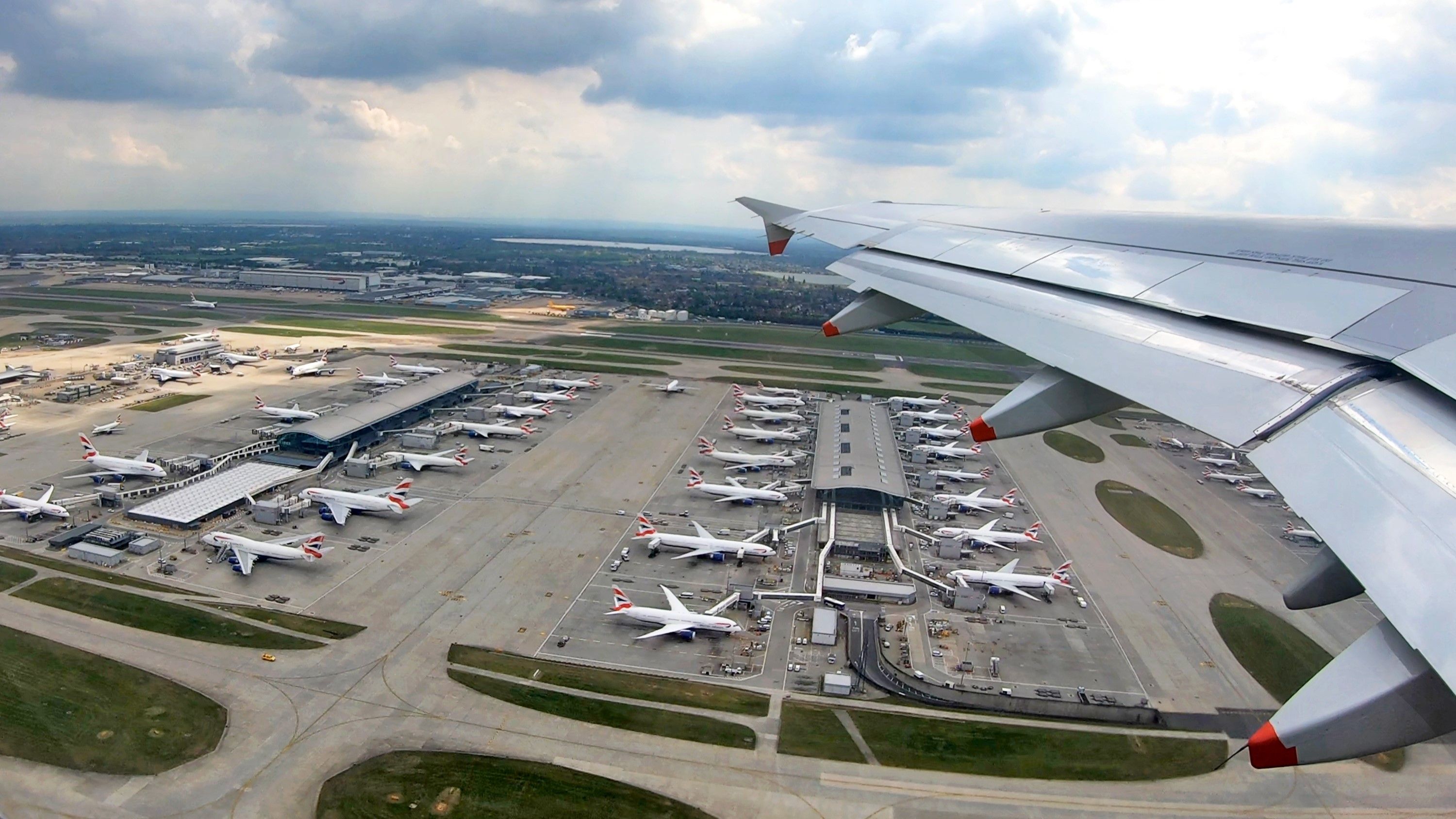 London Heathrow Airport Takeoff View