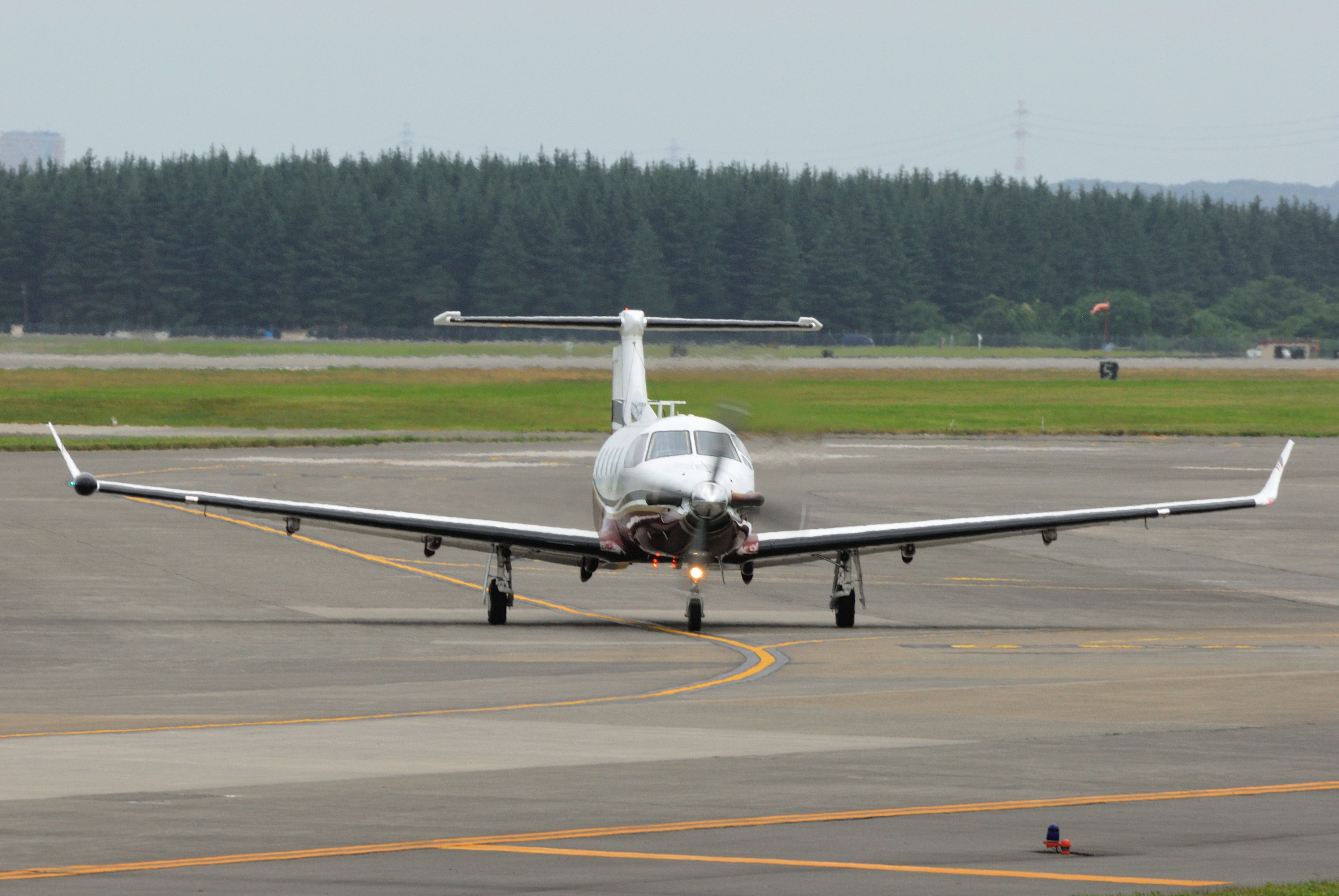 Pilatus PC-12/45 (N415PB) ISR (intelligence, surveillance and reconnaissance) aircraft of the US Air Force