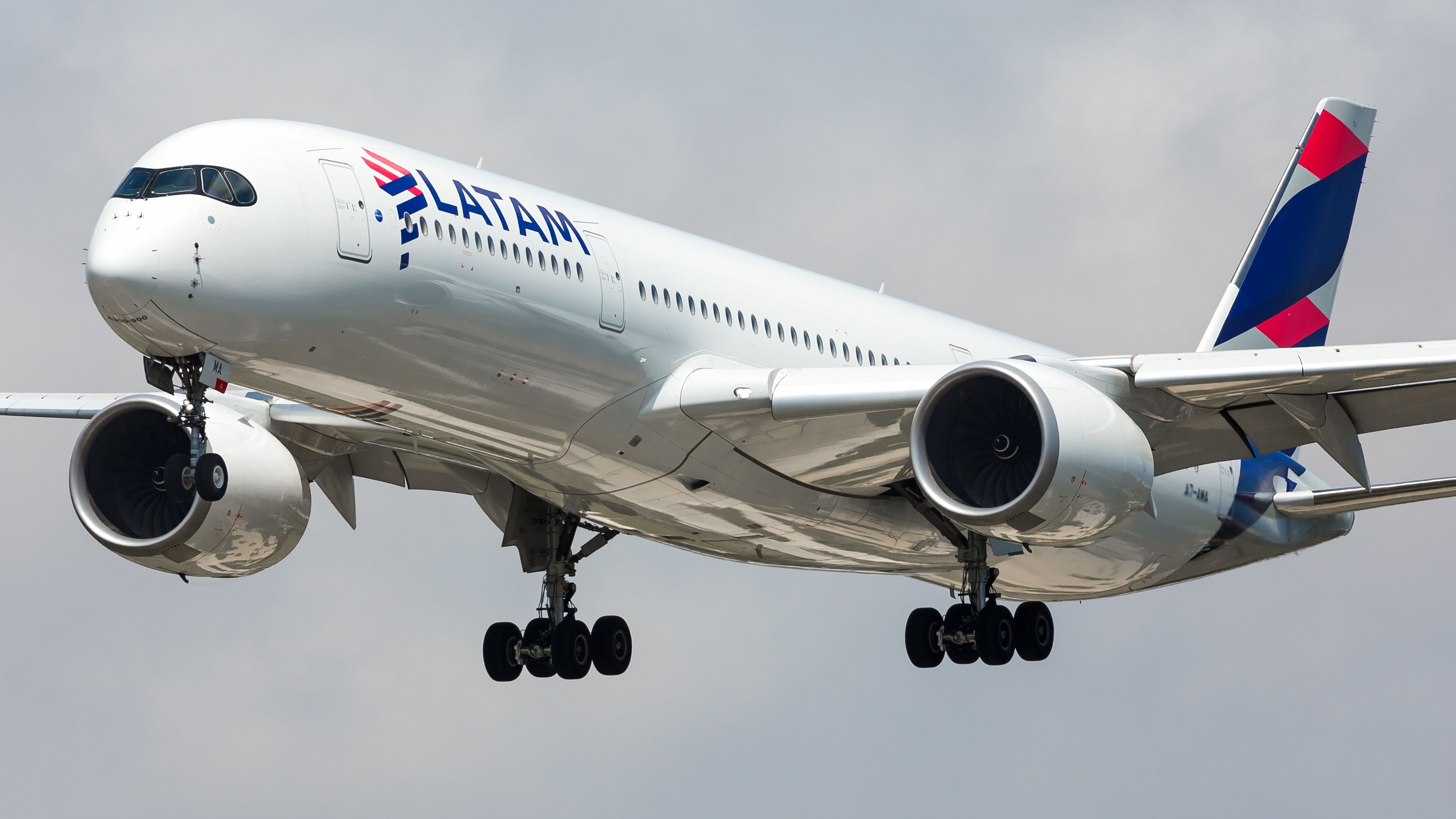 LATAM Airlines A350 in flight