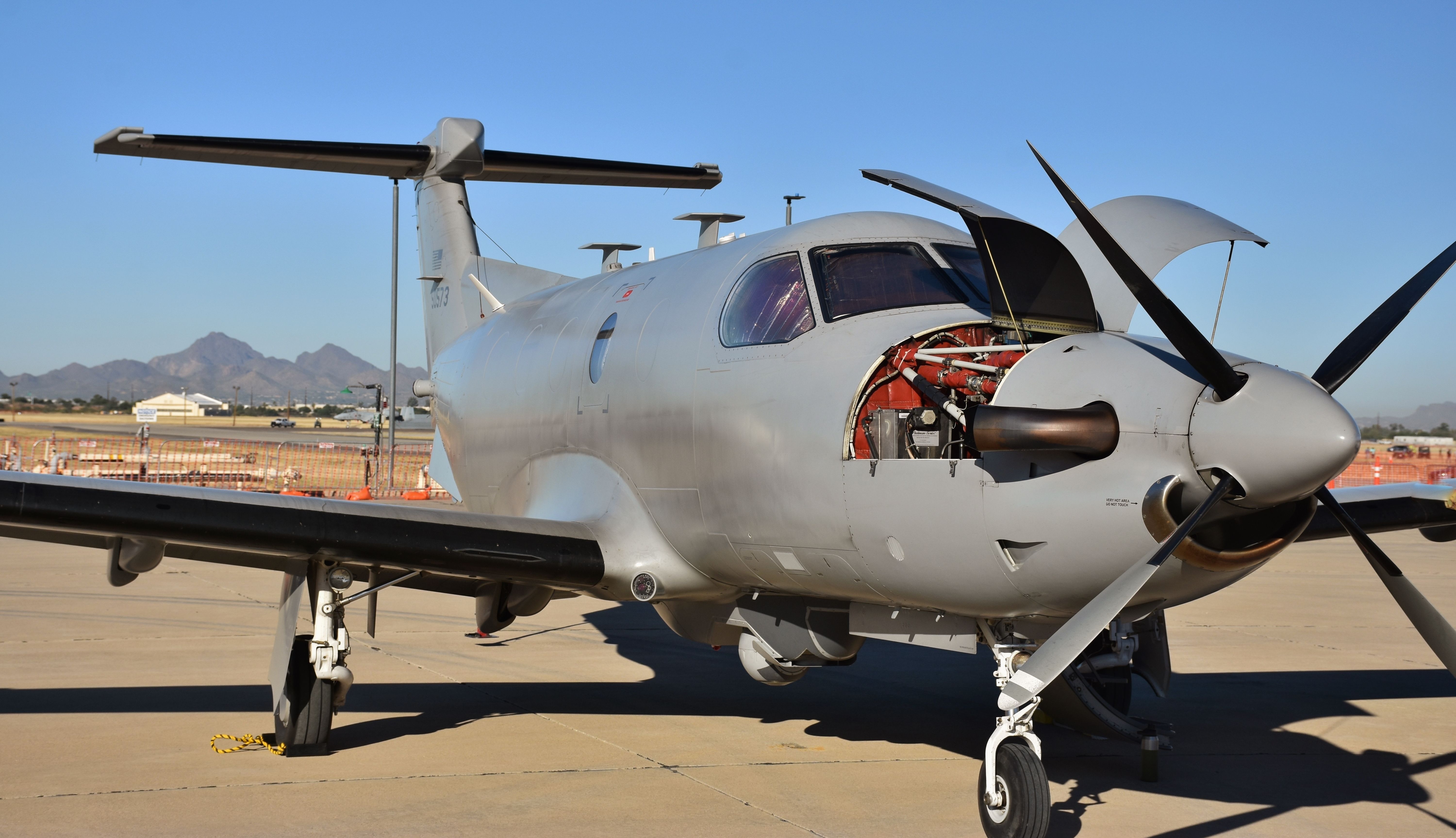 A U-28 Draco surveillance plane U.S. Air Force Special Forces.