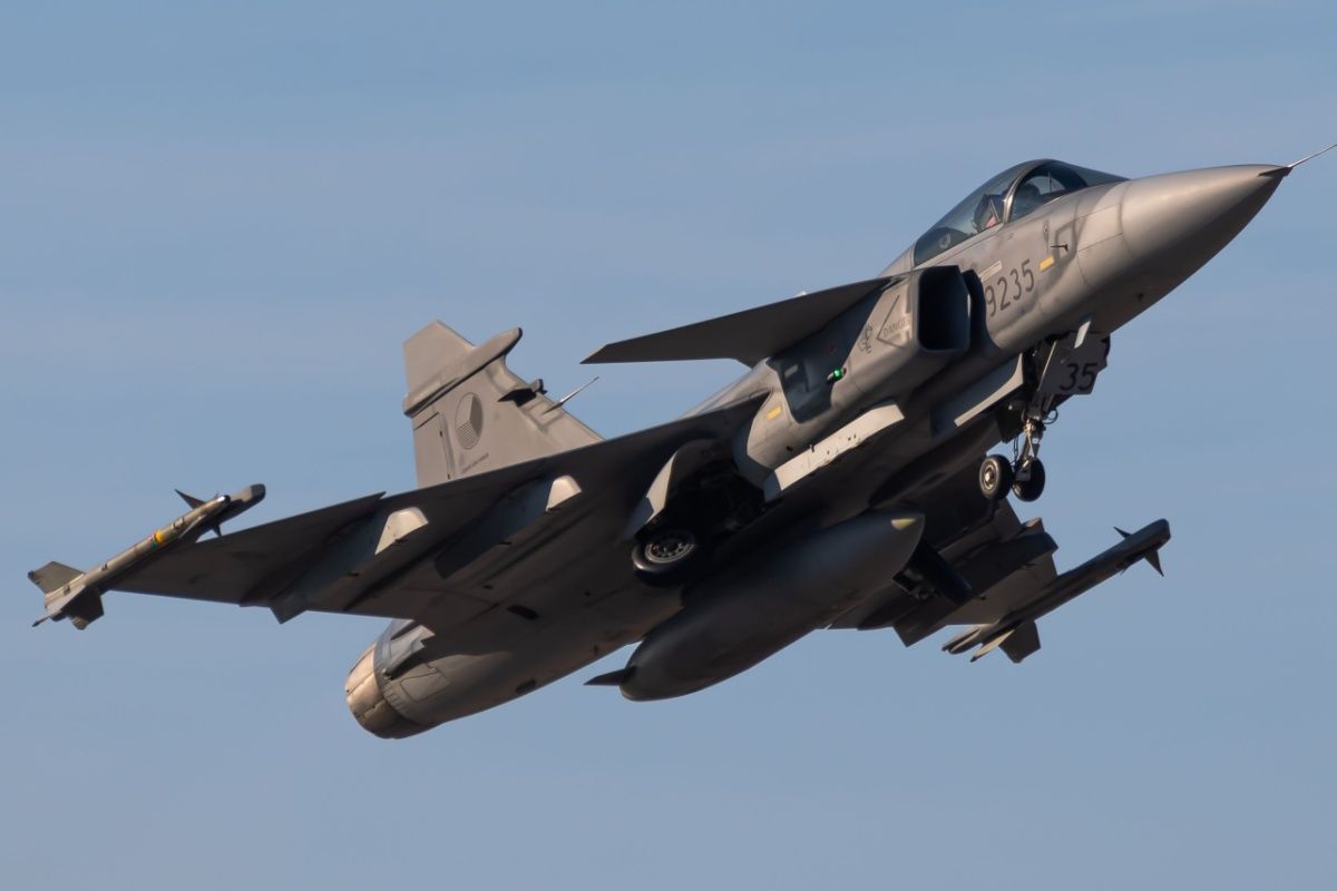 Saab F-39E Gripen Fighter Jet Debuts At Largest Military Exercise In Latin America