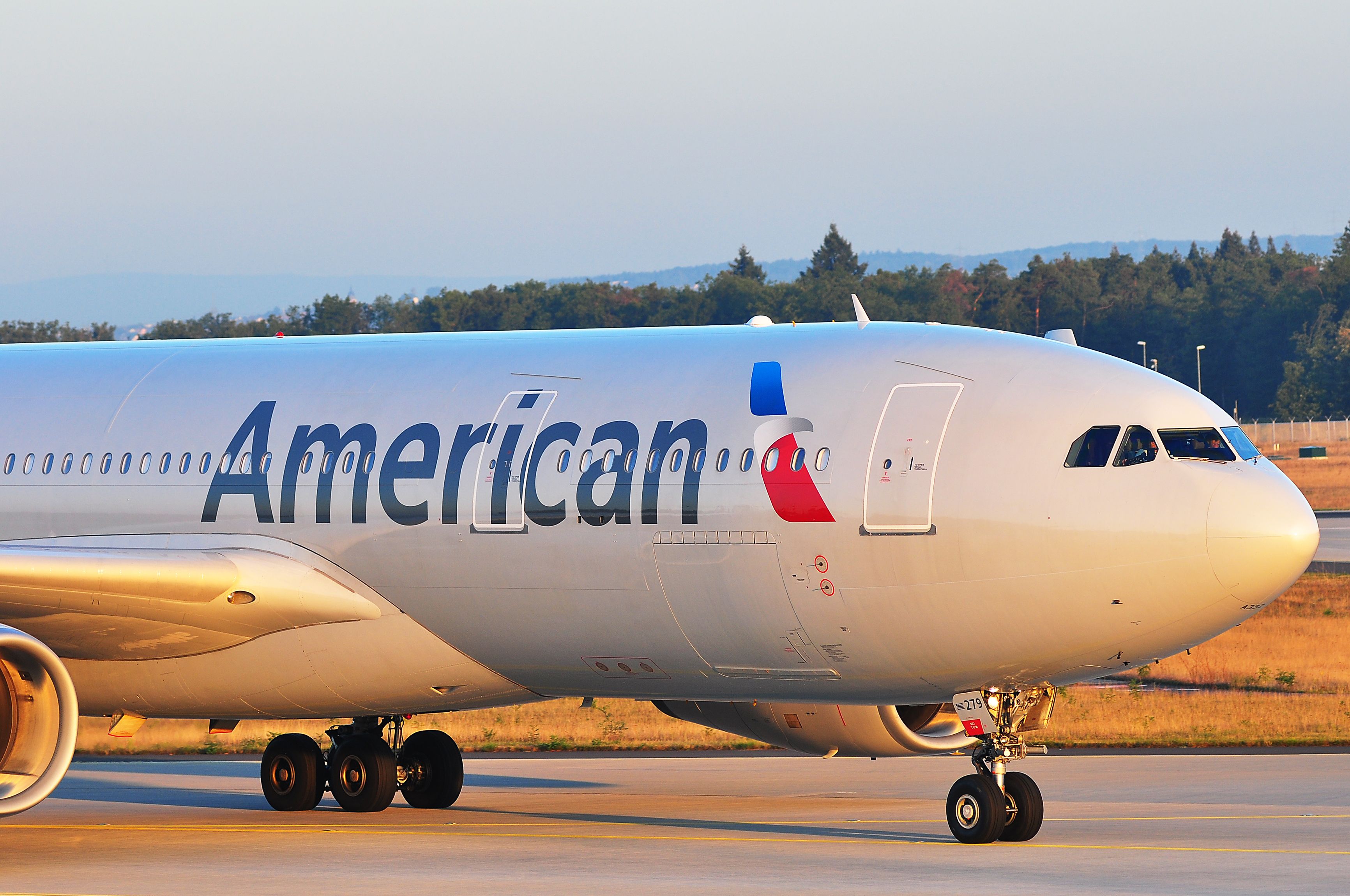 American Airlines N279AY Airbus A330 in Frankfurt airport