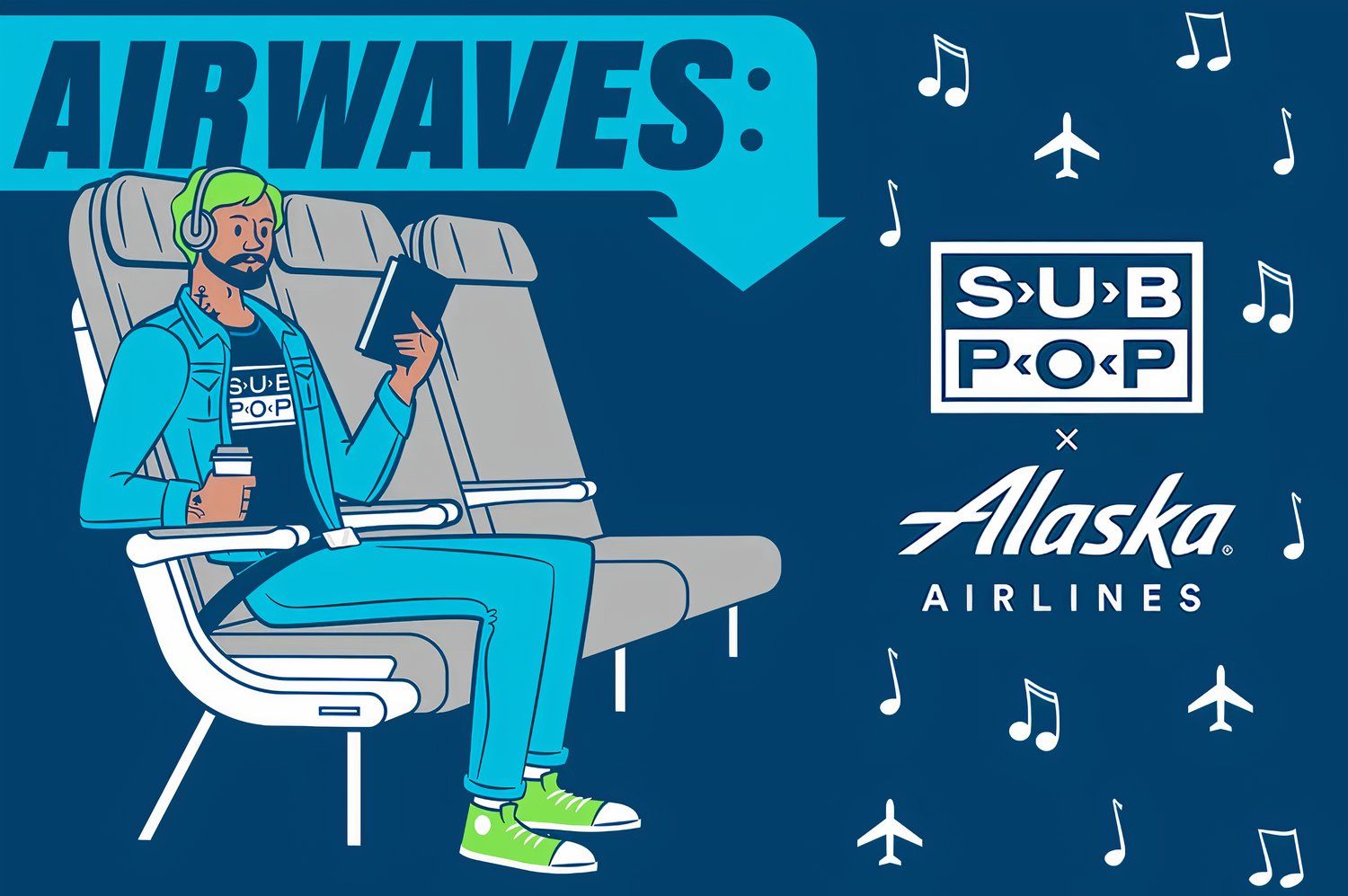 Sub Pop x Alaska Air