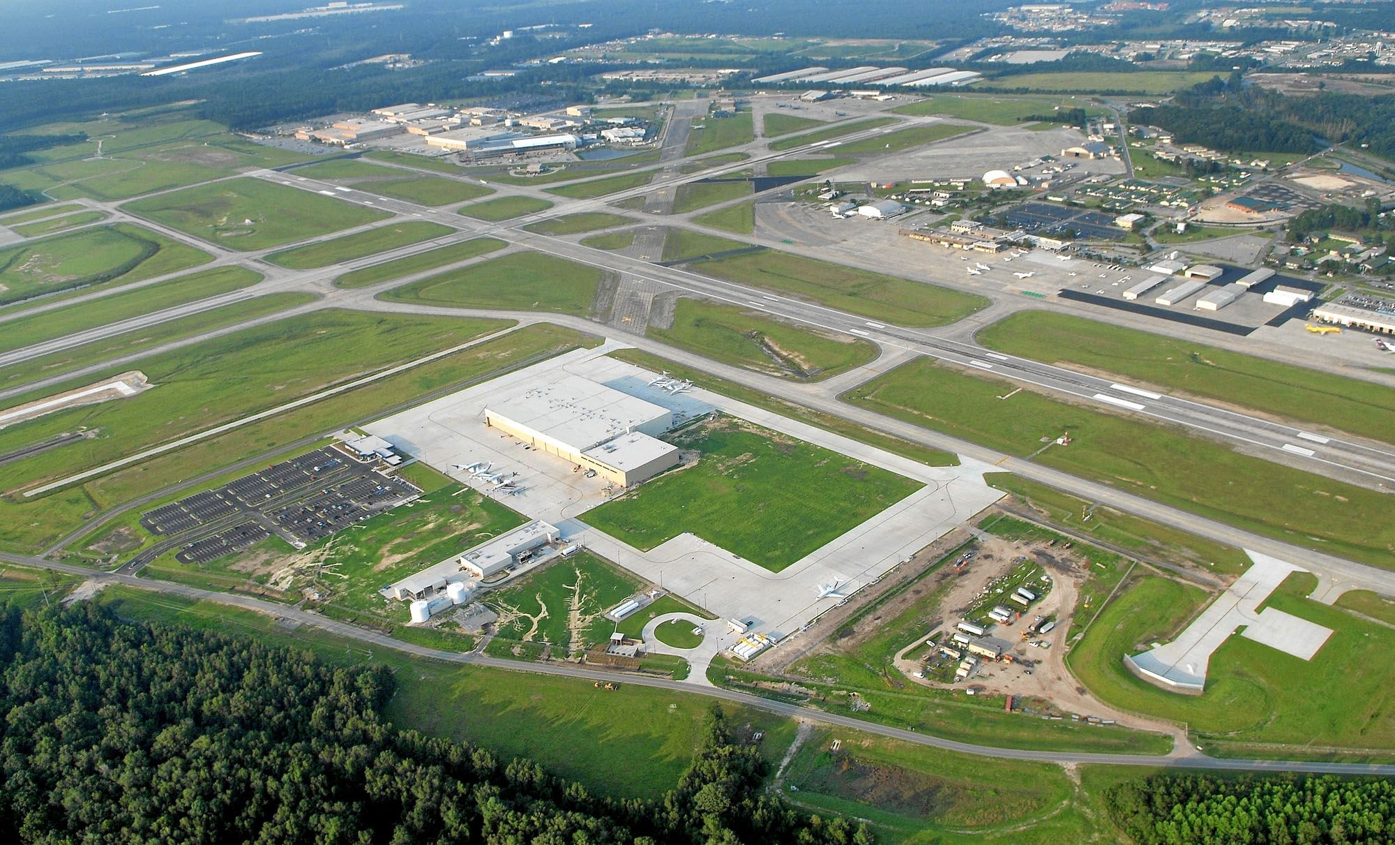 Savannah Airport Aerial View