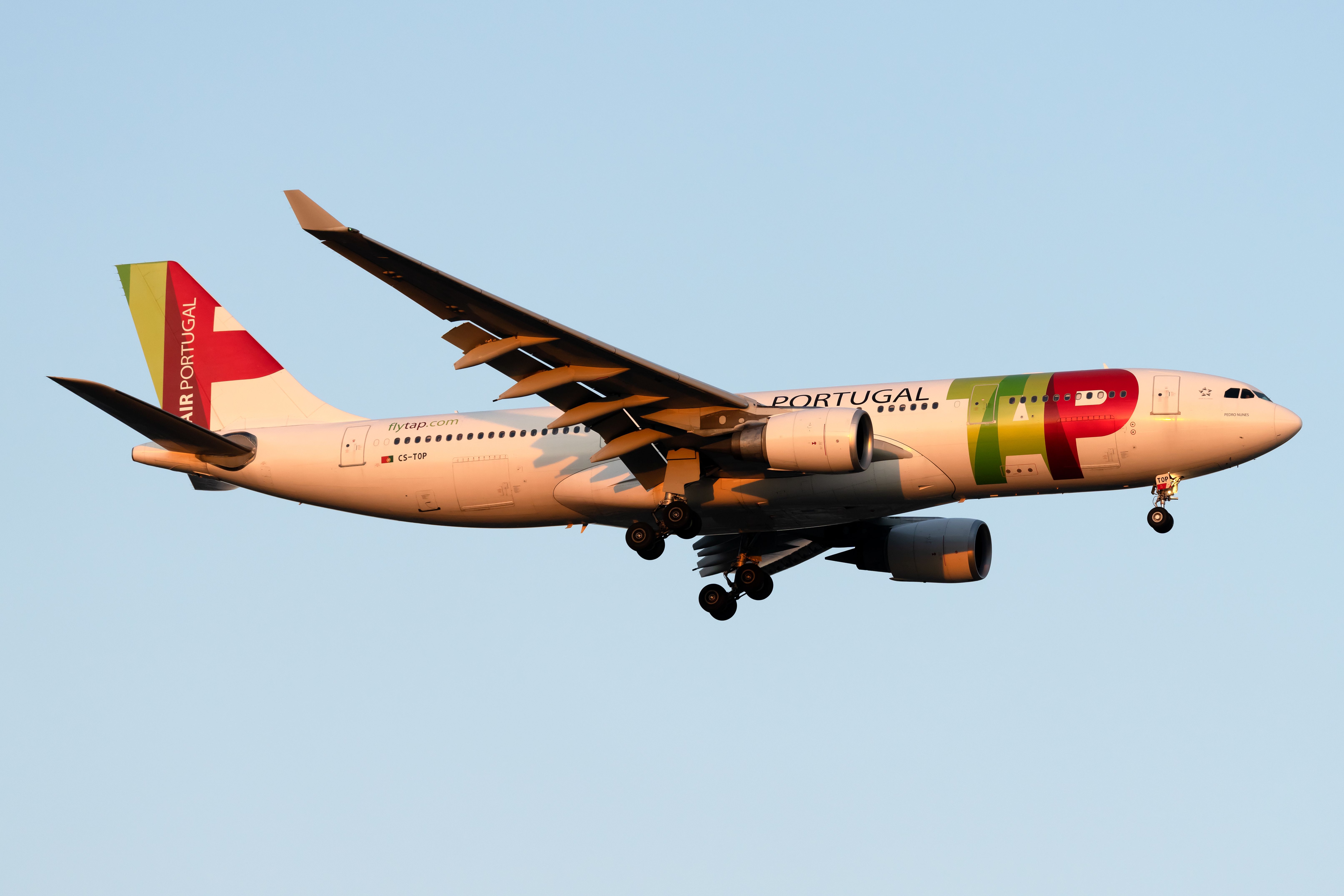 Tap葡萄牙A330-200 Pedro Nunes飛機飛行