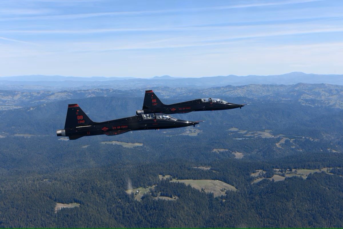 Dois T-38s da Beale AFB (jpg)