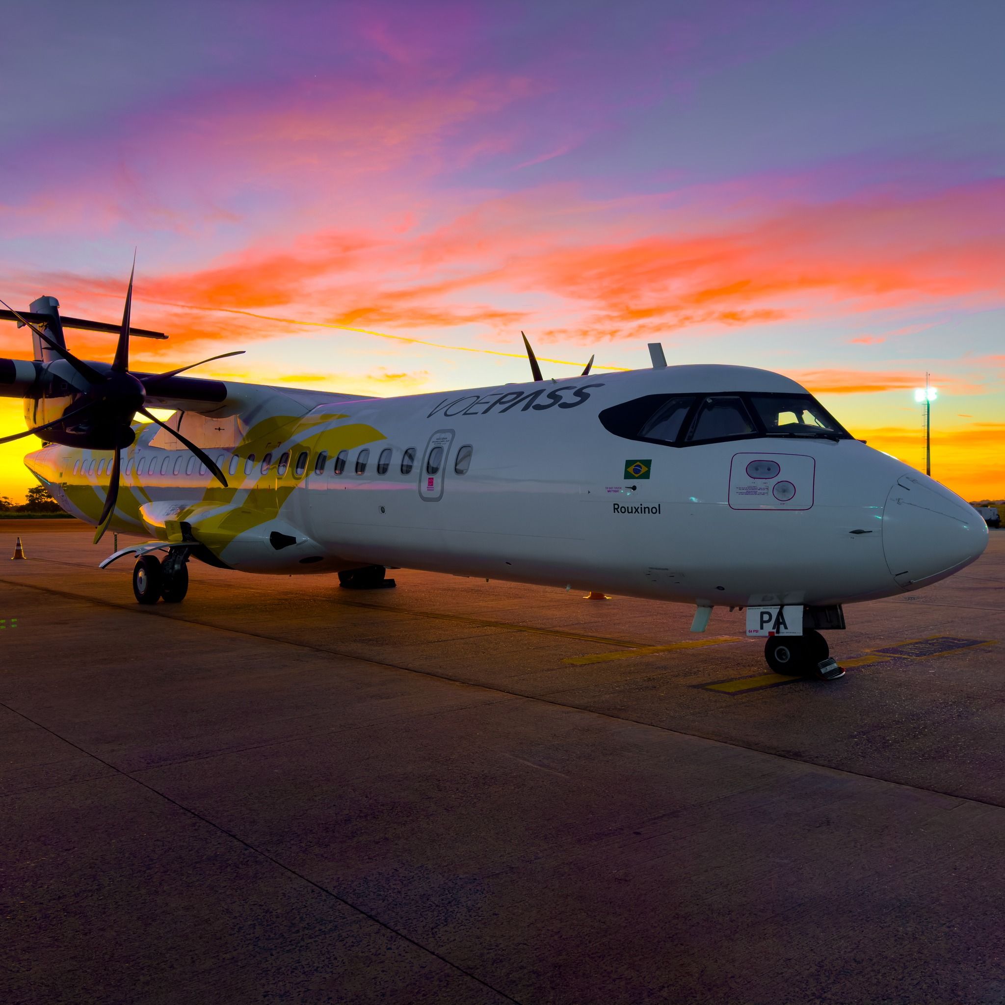 Flight pass ATR-72.