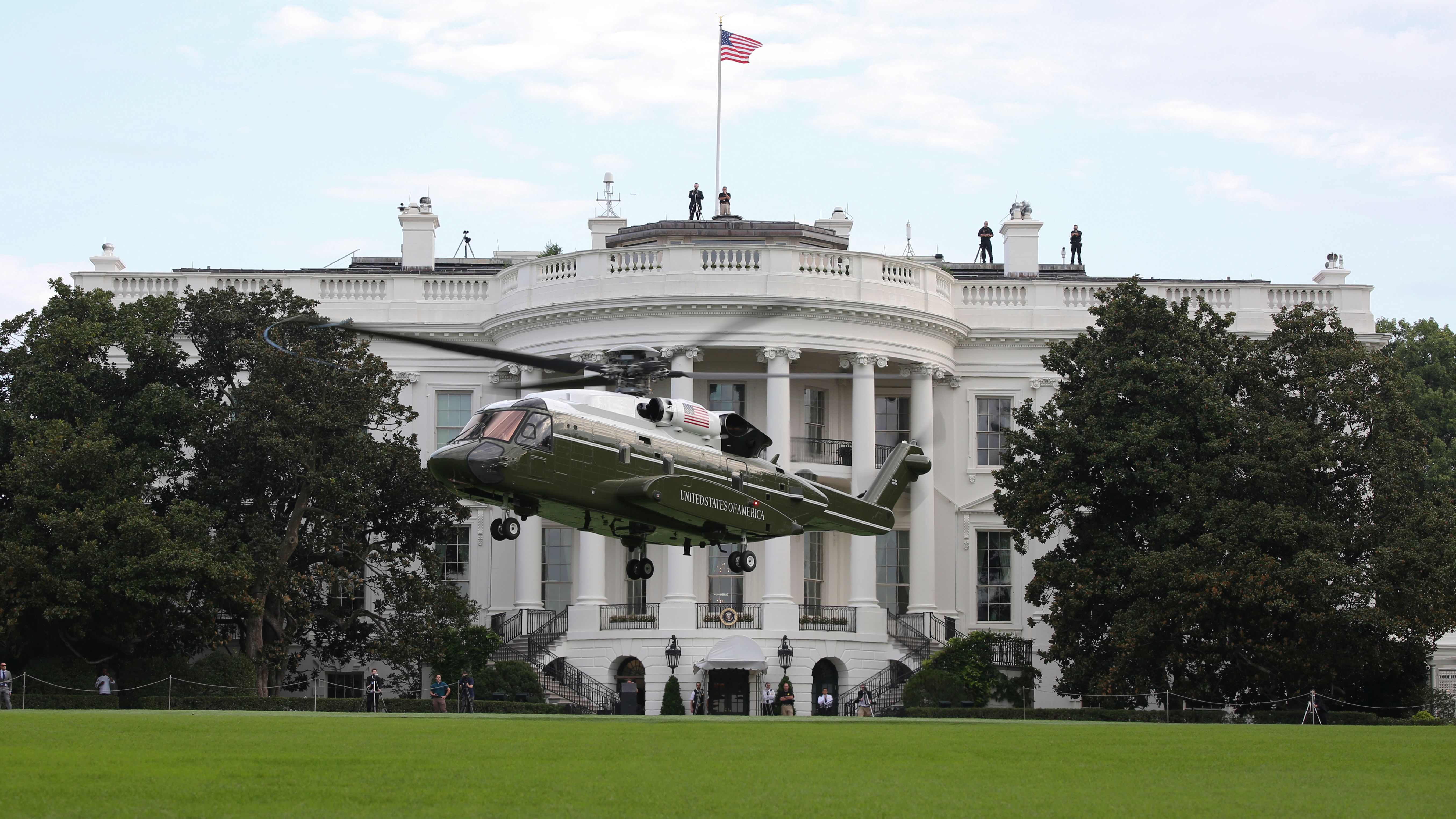 President Biden Embarks On Inaugural ‘Marine One’ Helicopter Flight