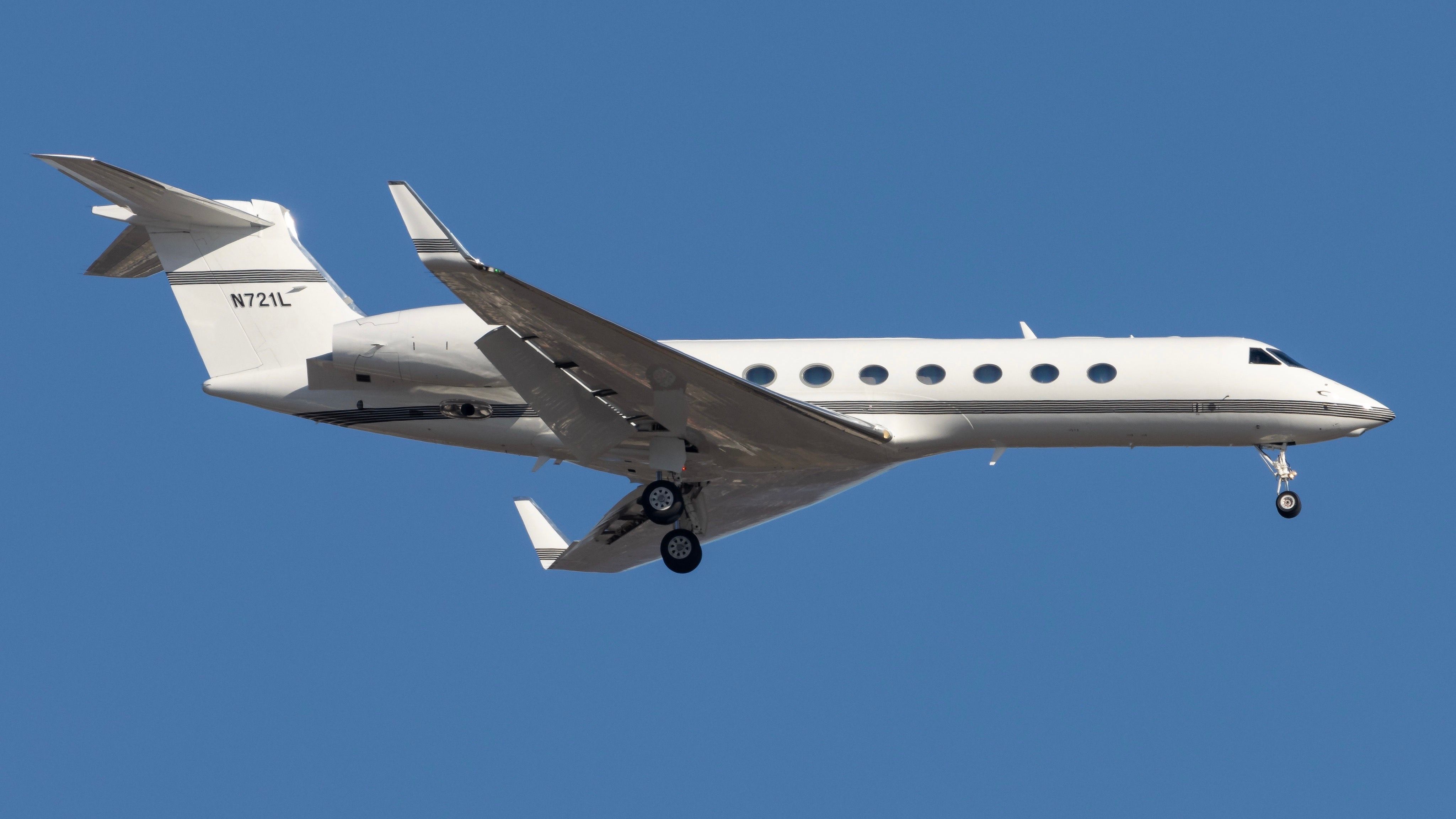 灣流 G550 星巴克 N721L 飛行