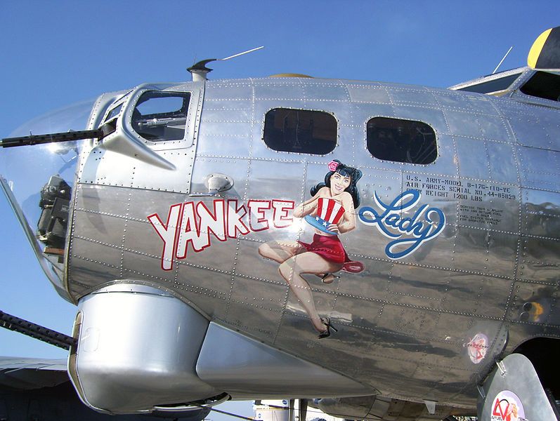 797px-B-17_Yankee_Lady_nose_art (military paint)