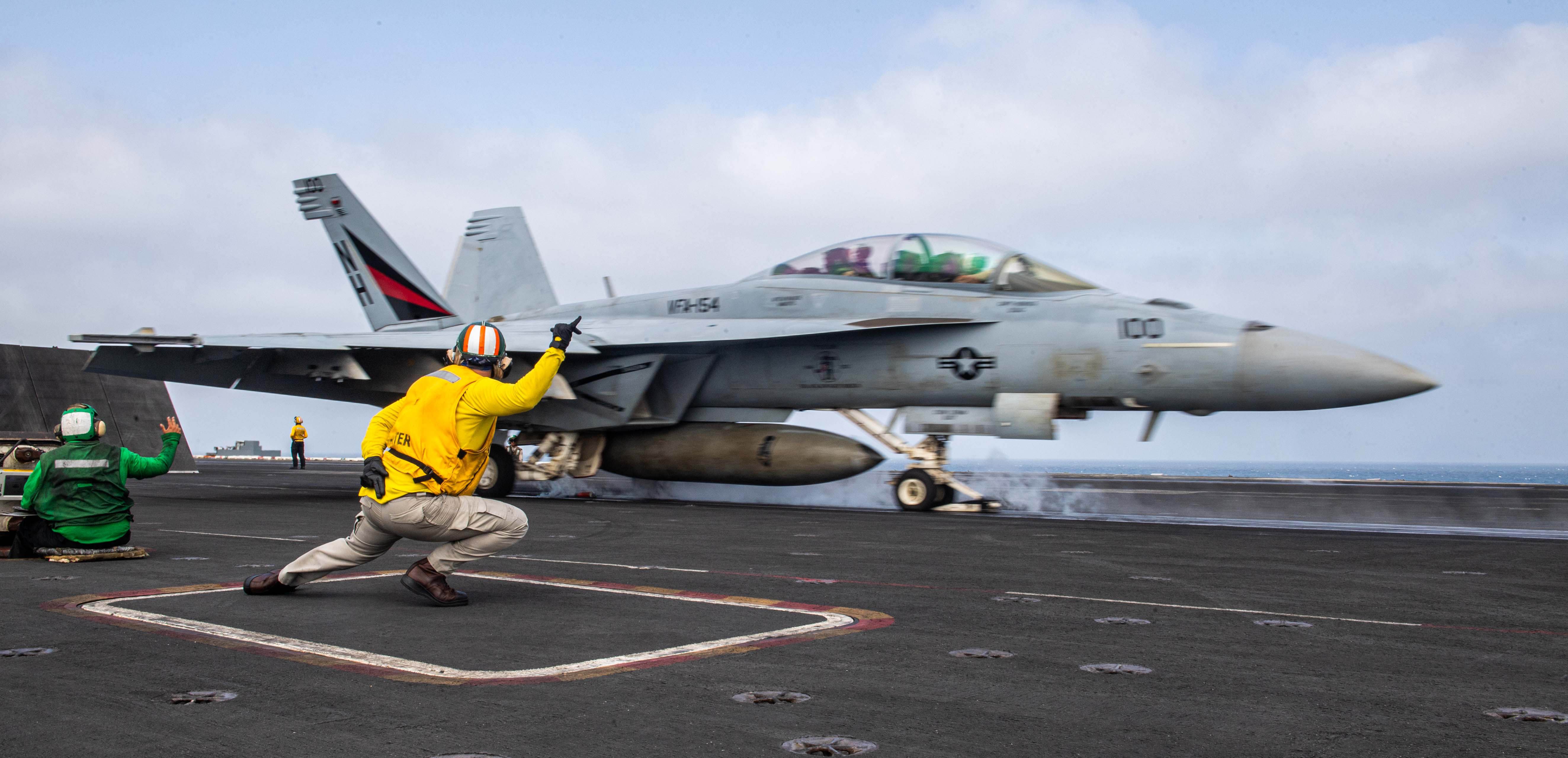 F/A-18F Super Hornet on the catapult