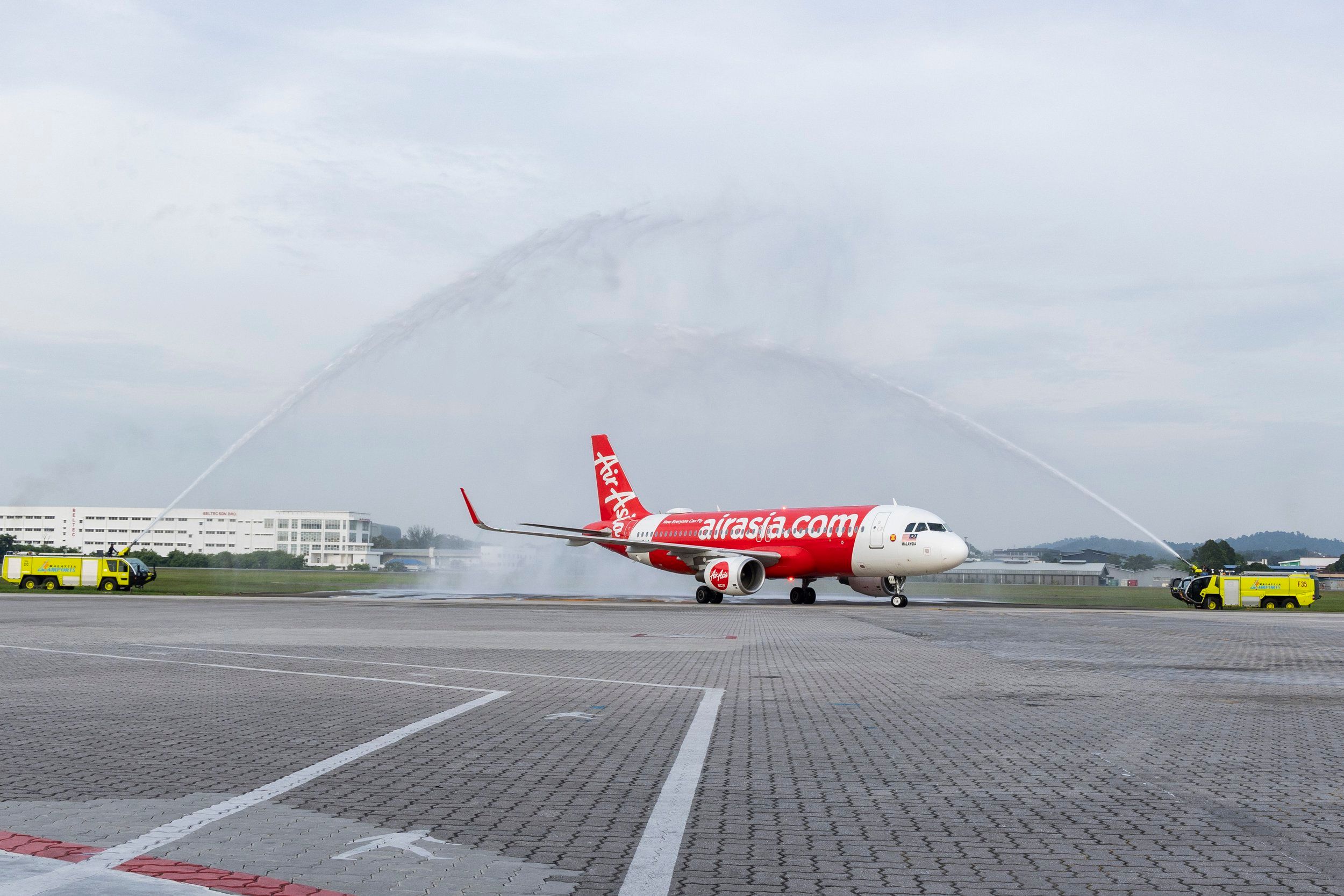 AirAsia Subang Inaugural Airbus A320