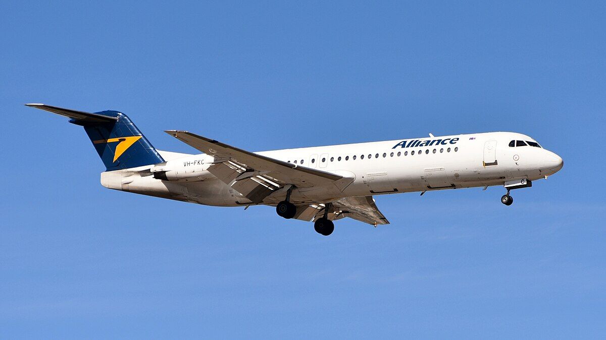聯盟航空 福克 100 VH-FKC 珀斯 2024