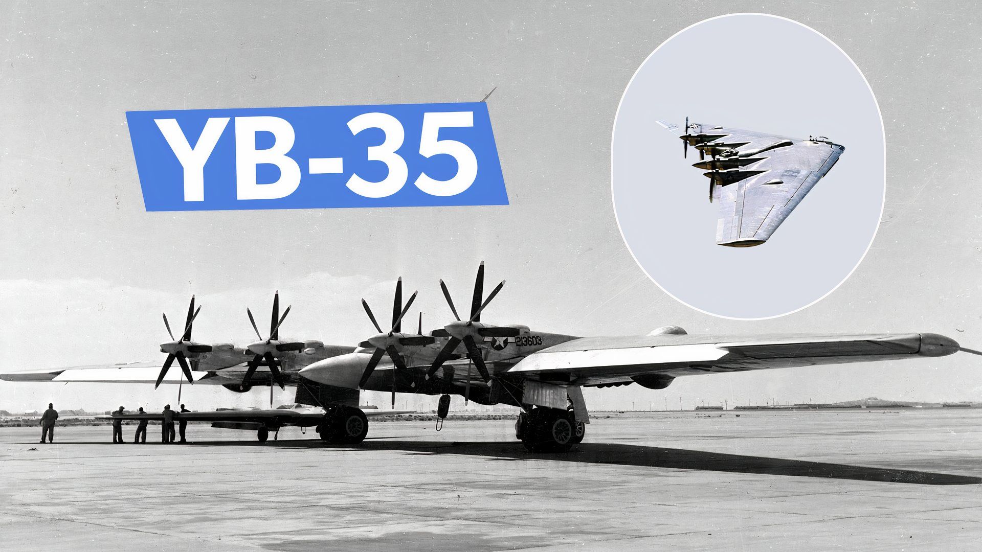 El enorme, el poderoso, el terrestre: el ala voladora Northrop YB-35 de ...