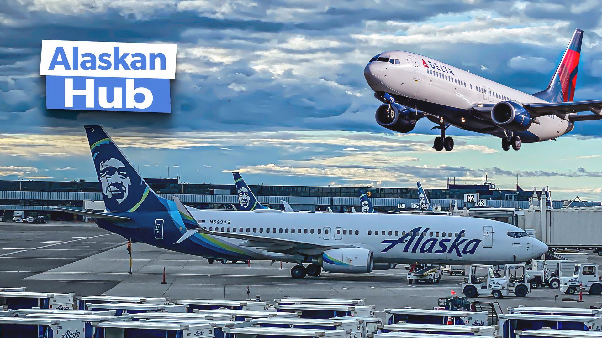 Alaskan Hub: Which Carriers Offer The Most Available Seat Miles From ...