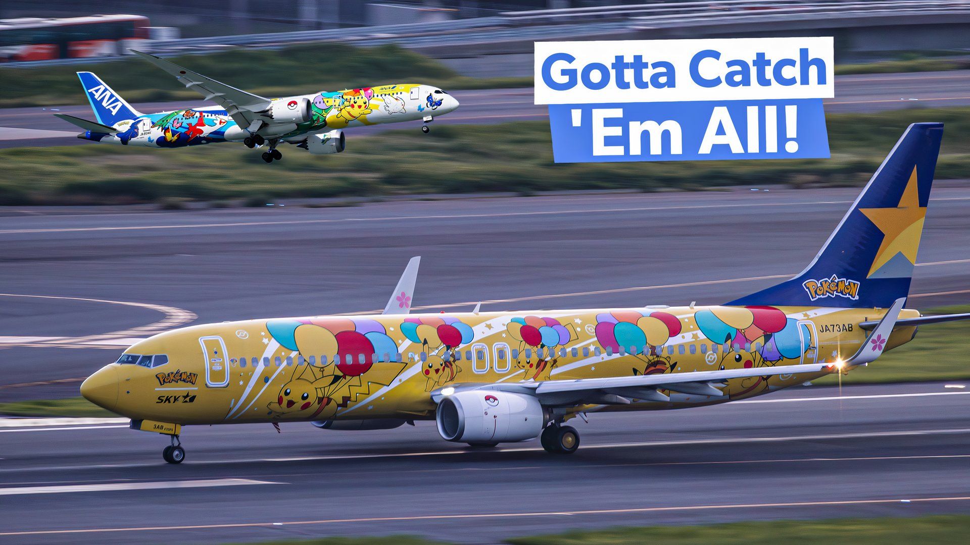 The 6 airlines that use Pokémon-themed jets and where they fly