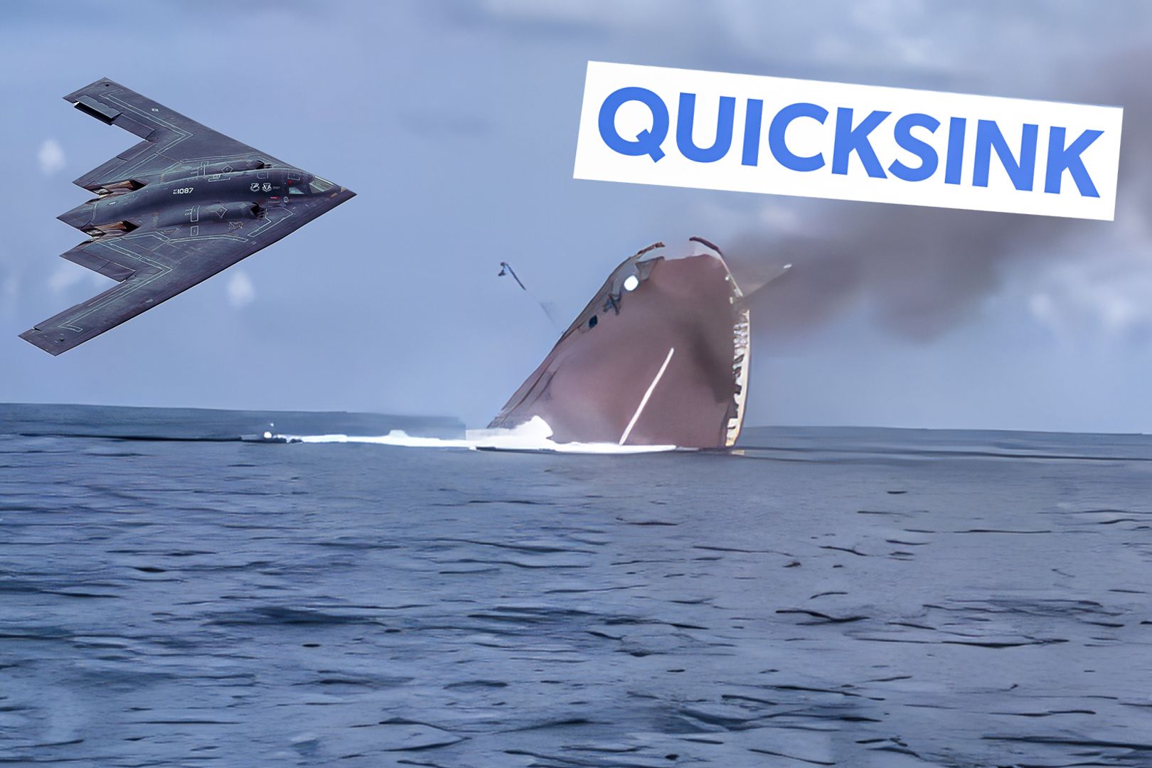 QUICKSINK: How & Why A USAF B-2 Spirit Bomber Took Out A Cargo Vessel In The Gulf Of Mexico