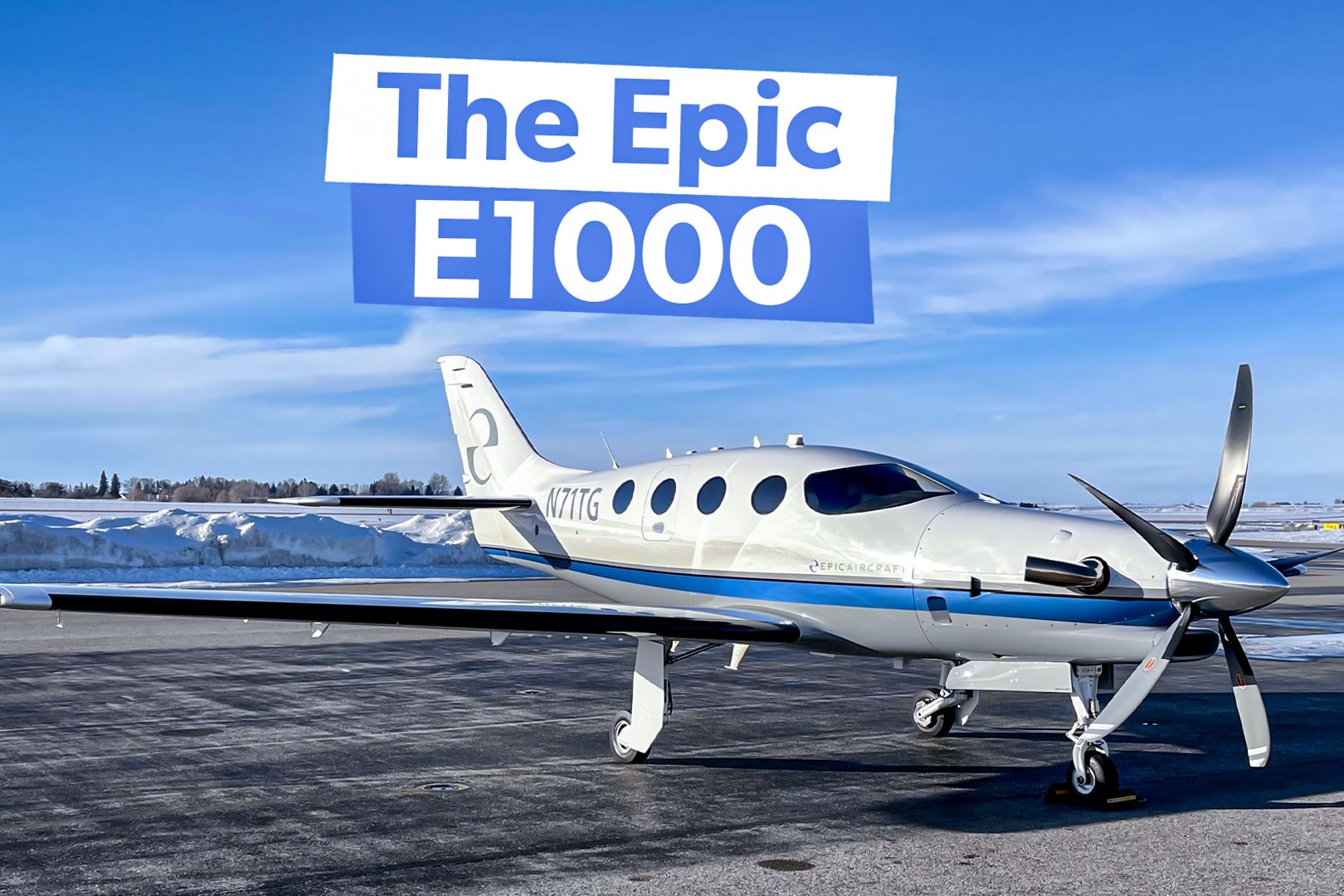 Designed From A Kit Aircraft: The Epic E1000