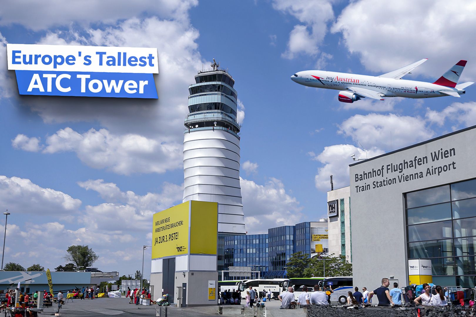 The Highest In Europe: A Guide To Vienna Airport's 'Leaning' Air Traffic Control Tower