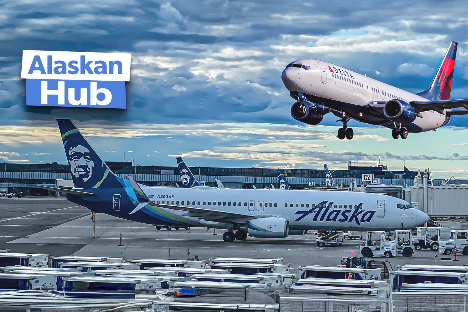 Anchorage Airport Top Airlines Custom Thumbnail