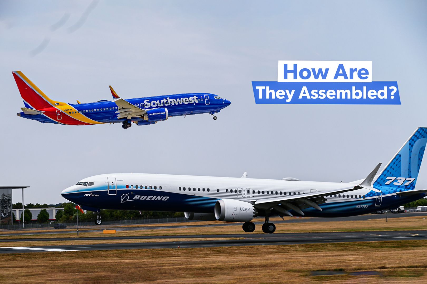 Assembly of the Boeing 737 MAX.