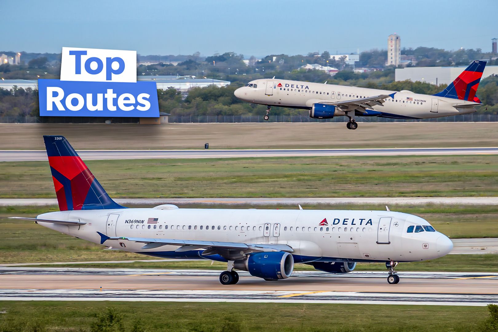 100+ Monthly Rotations: What Are Delta Air Lines' Top Routes To & From Austin, Texas?