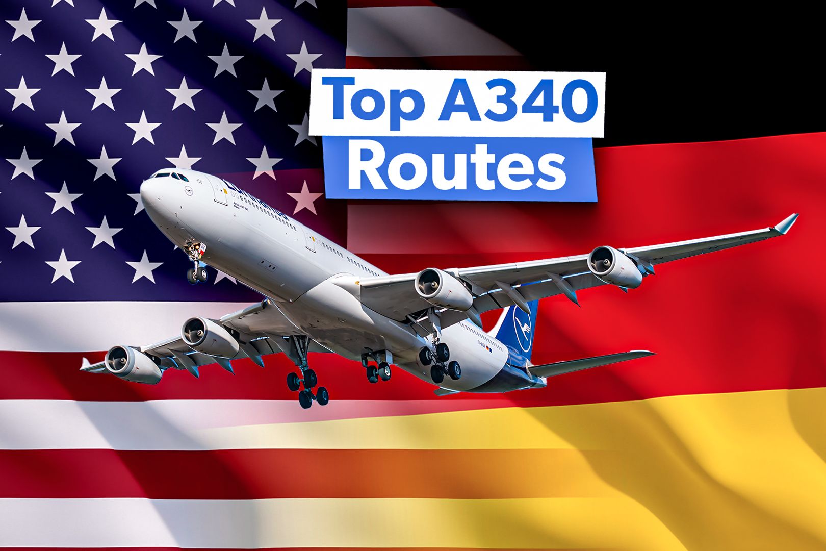 Top 5: The US-Bound Lufthansa Routes With The Most Airbus A340 Flights This September